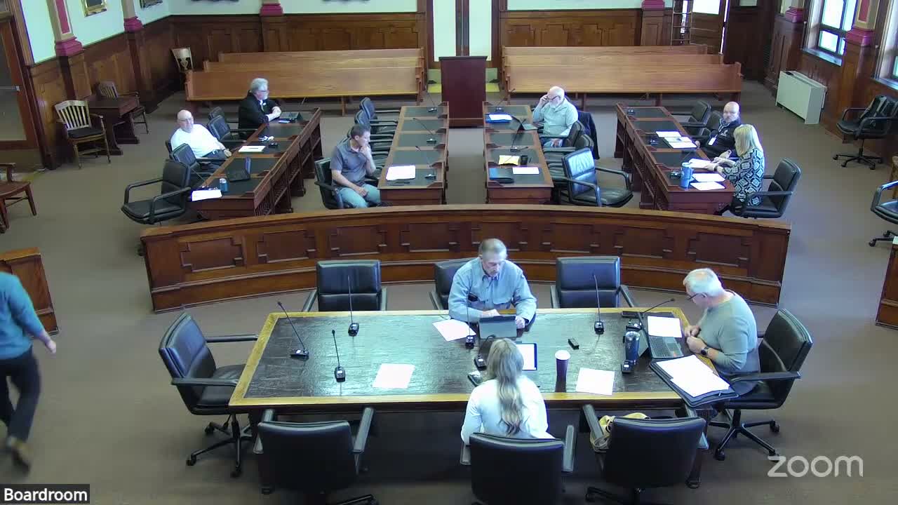 Executive committee forwards county engineer salary appropriation to county board agenda