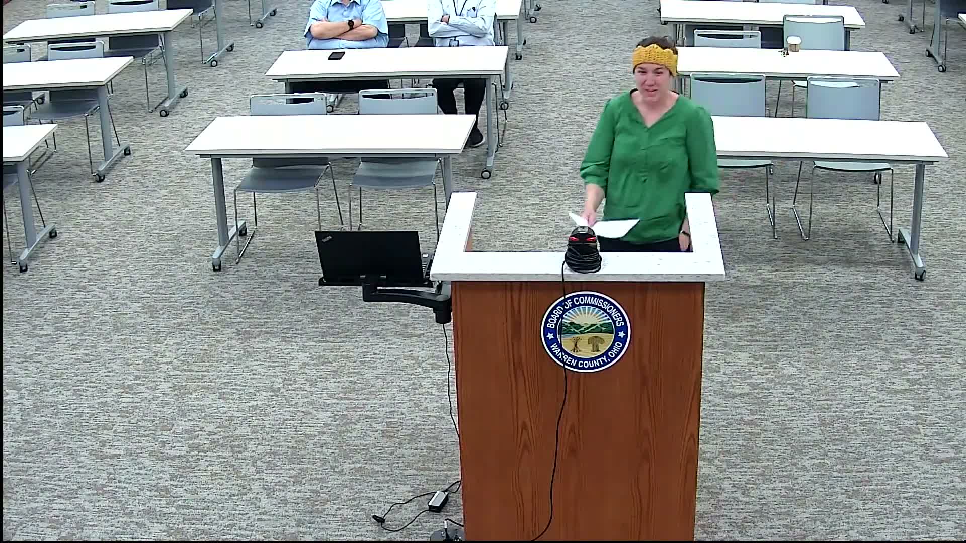Warren County commissioners approve airport grant authorization, road and utility contracts and salt purchase