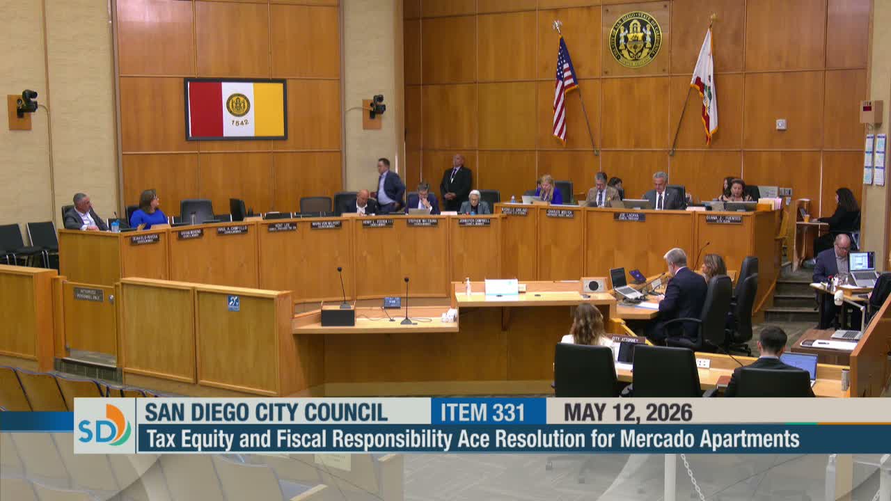 Council and housing authority clear Mercado Apartments bond authorization for 224 affordable homes in Barrio Logan