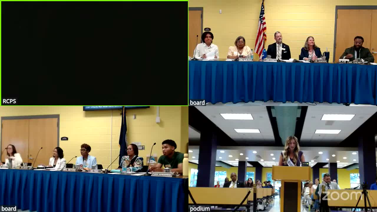 Students and community members urge RCPS to add medical careers course; theater community objects to shared director plan