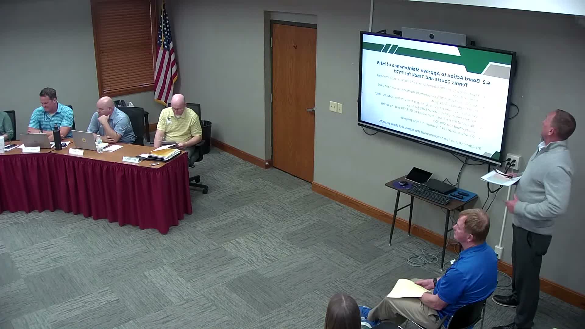 Board approves resurfacing of MHS track ($173,370) and tennis courts ($98,000) for FY27