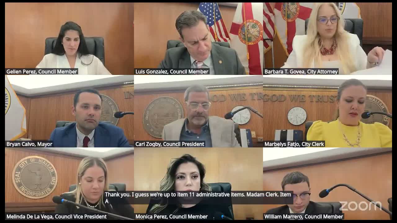 Hialeah council repeals earlier permit, approves variances and schedules vocational school second reading