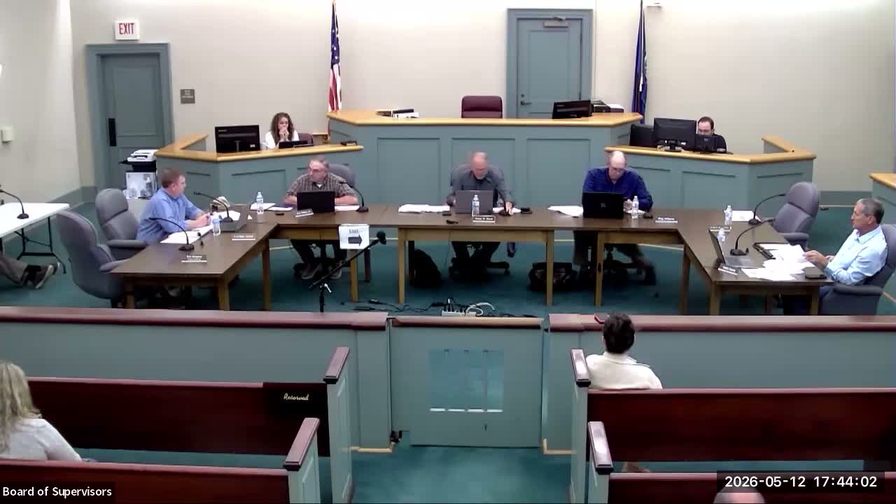 Northumberland supervisors agree to advertise FY27 budget hearing and a 57¢ tax rate, set May public hearings