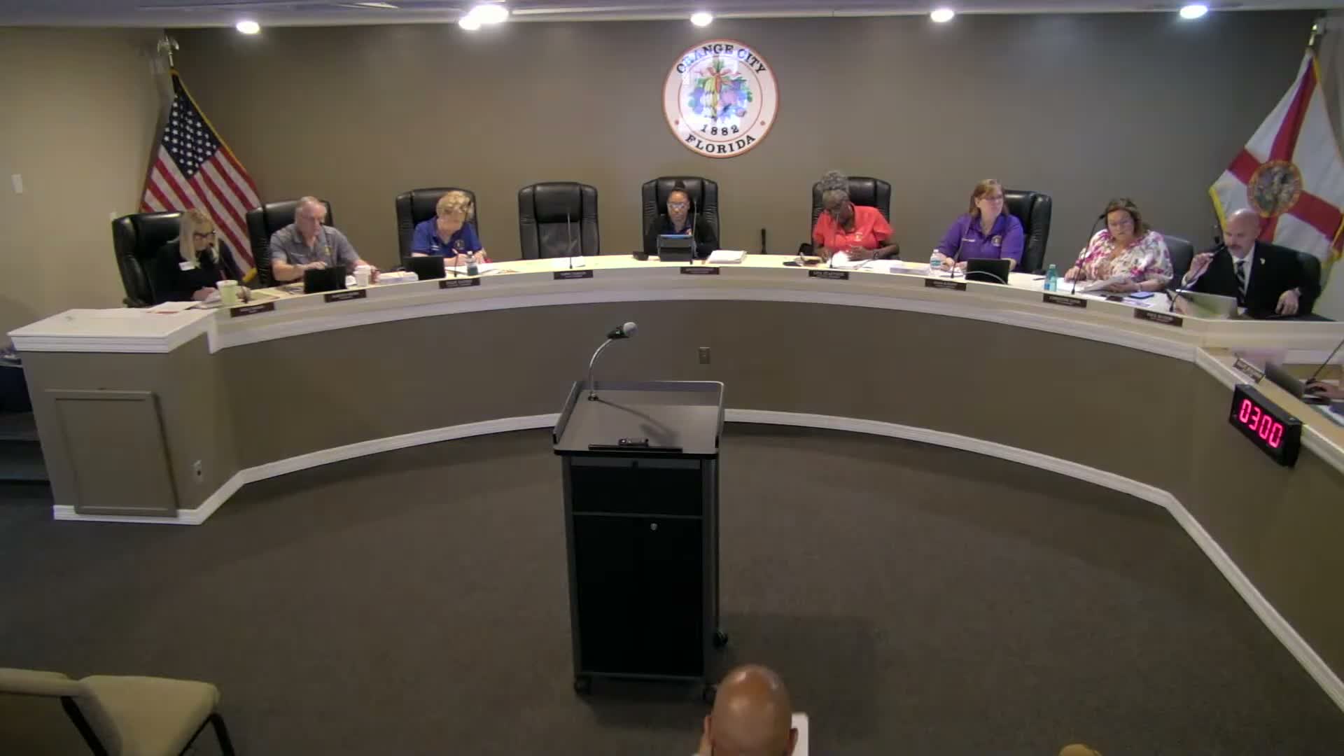 Orange City Council adopts updated five‑year capital improvements schedule