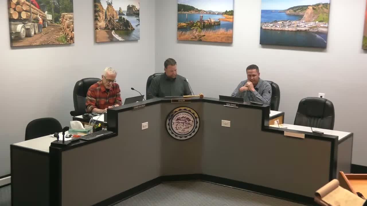Resident urges Curry County to post written minutes; commissioners consider adding PIO duties to support staff