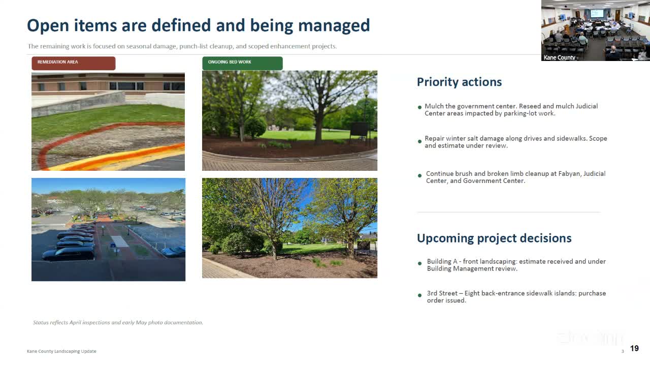 Committee reviews 2027 IT, building management and GIS budgets and approves public GIS data sharing