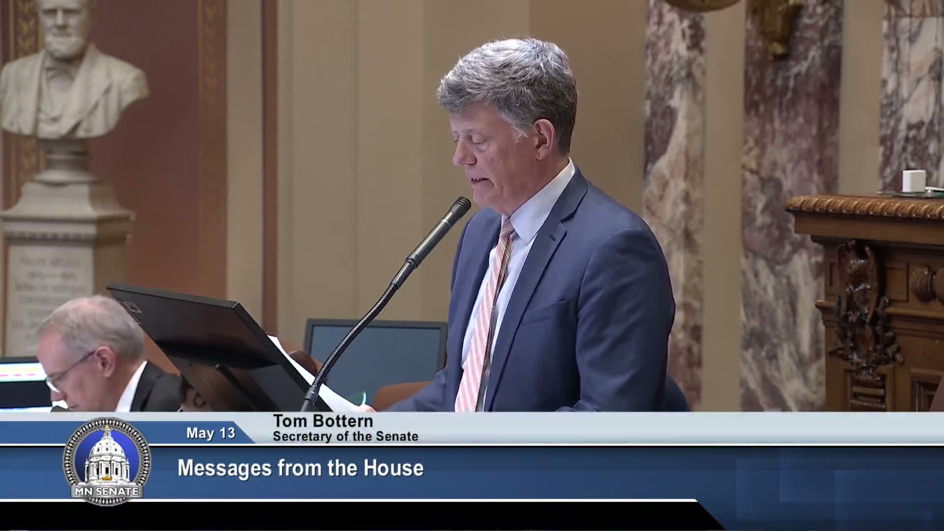 Senate declines to concur in House amendments to SF 4282 and appoints conference committee