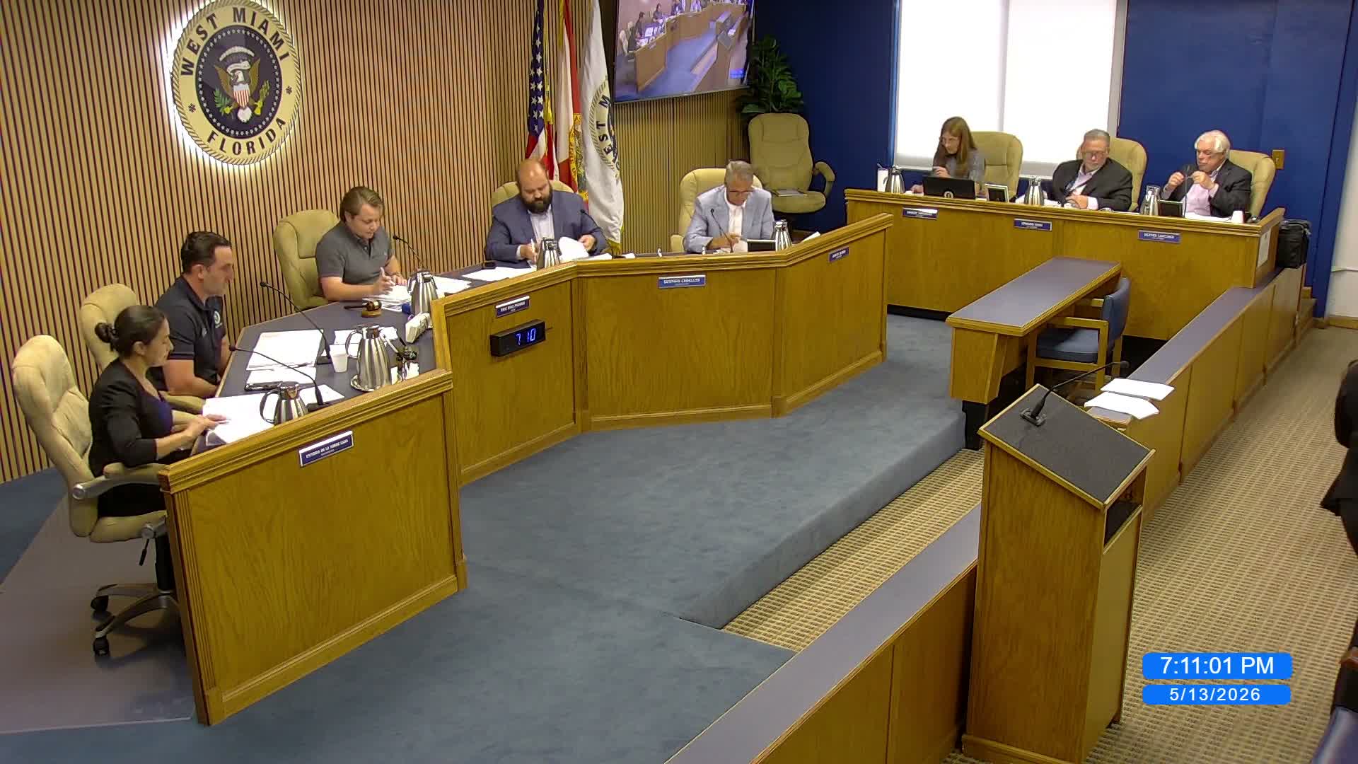 West Miami commission approves several grant-backed projects, sets second readings and defers bulk-pickup changes