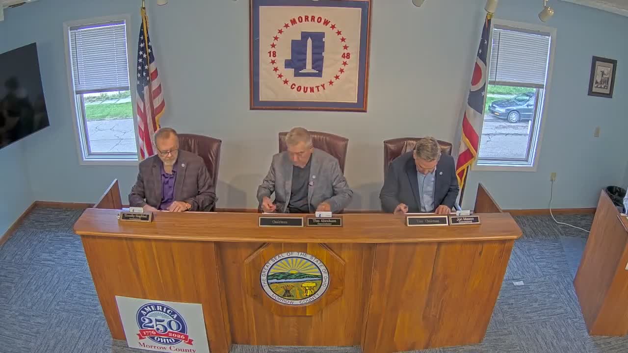 Morrow County staff report: development authority signs contracts, expects payment; crews plan pothole patching and school court work