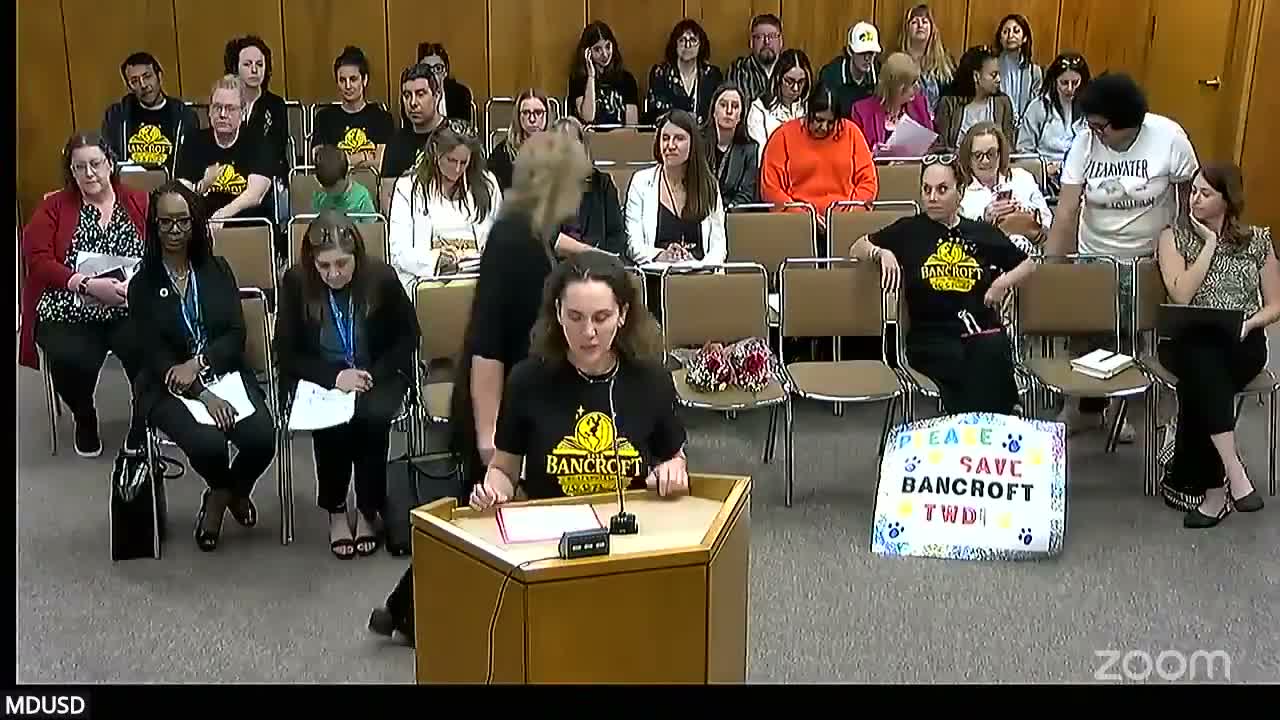 Parents urge board to pause phase‑out of Bancroft Spanish dual‑immersion; trustee says partial continuation possible