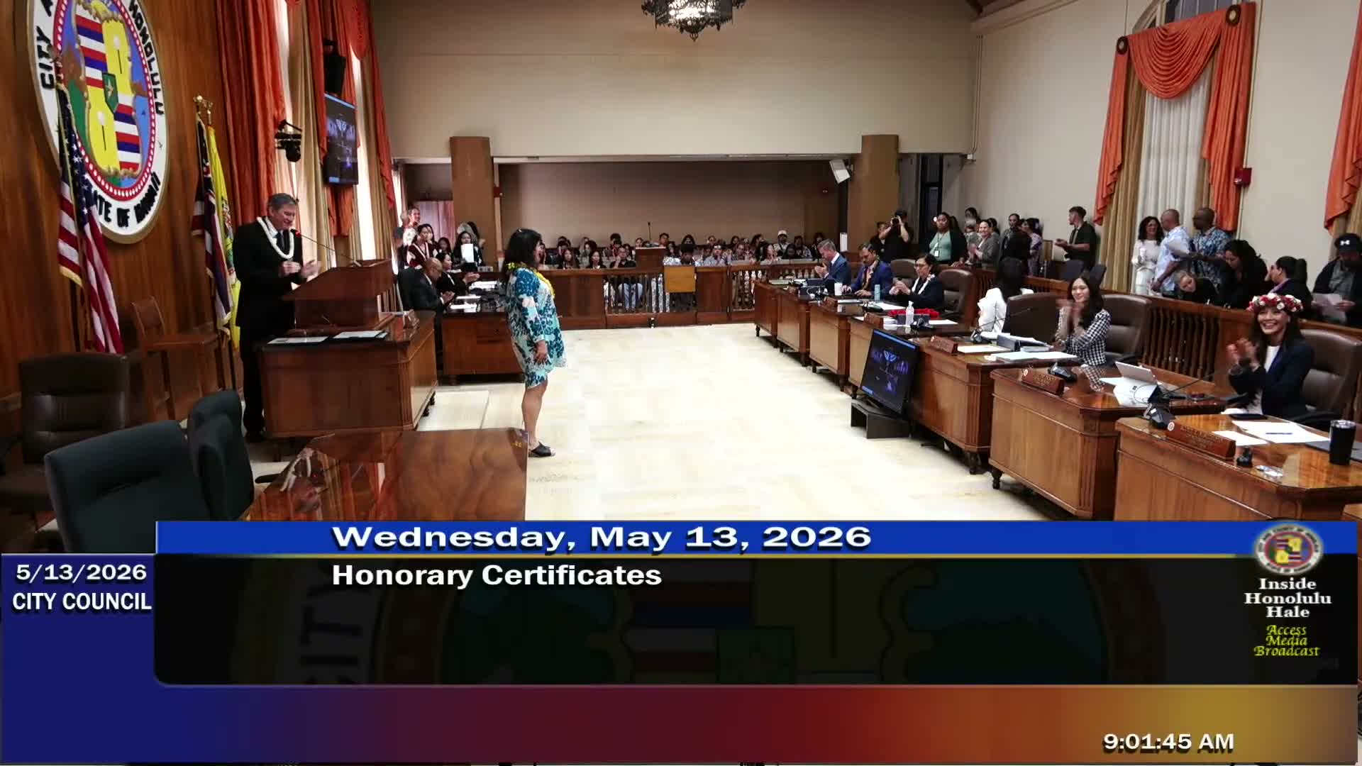 Honolulu City Council honors educators, storytellers, small businesses and student winners in honorary certificate program
