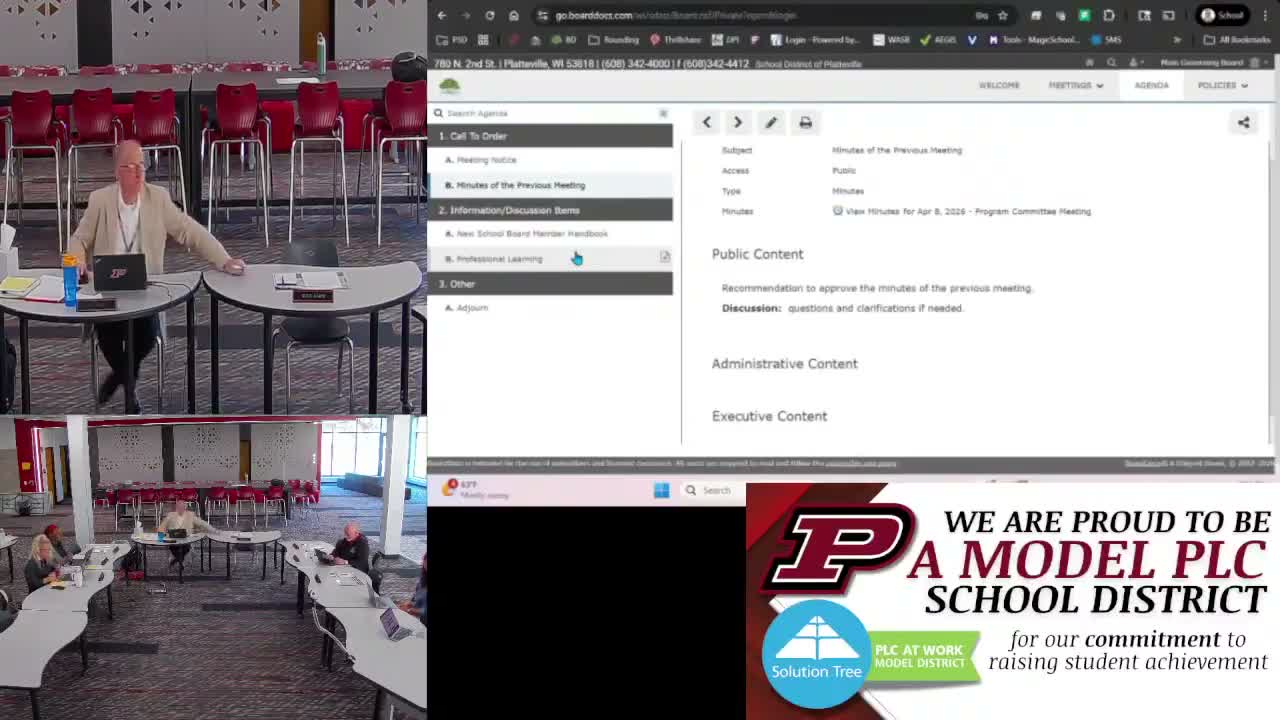 Platteville teachers propose uniform application and anonymous review for professional learning requests
