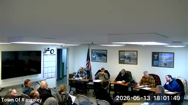 Planning board schedules May 27 hearing on "Rangeley West" subdivision; residents raise concerns about temporary farmers market move