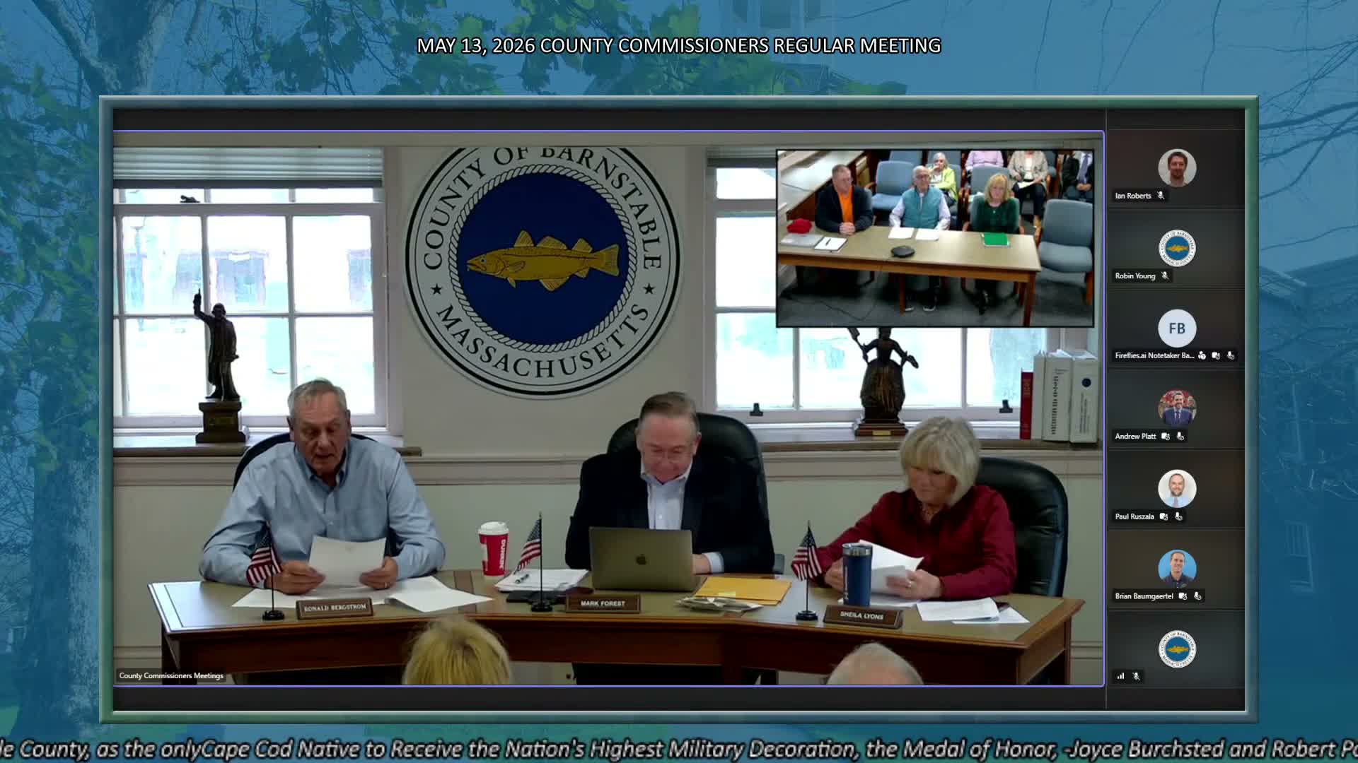 Barnstable County proclaims May 19 Benjamin Franklin Baker Day; community celebration planned May 30