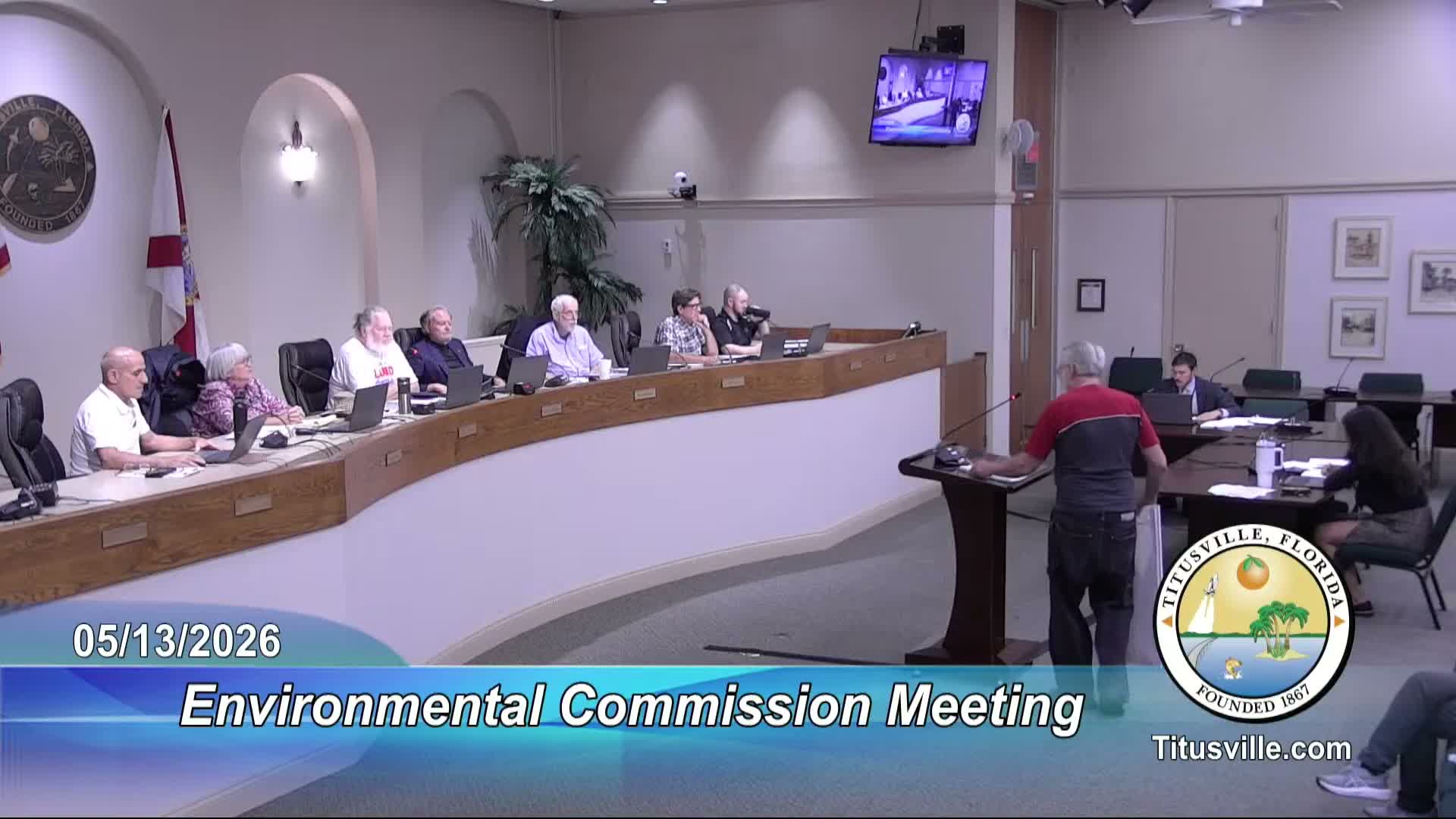 Resident alleges 'fraud' in Titusville sustainability report; TEC hears concerns about stormwater planning