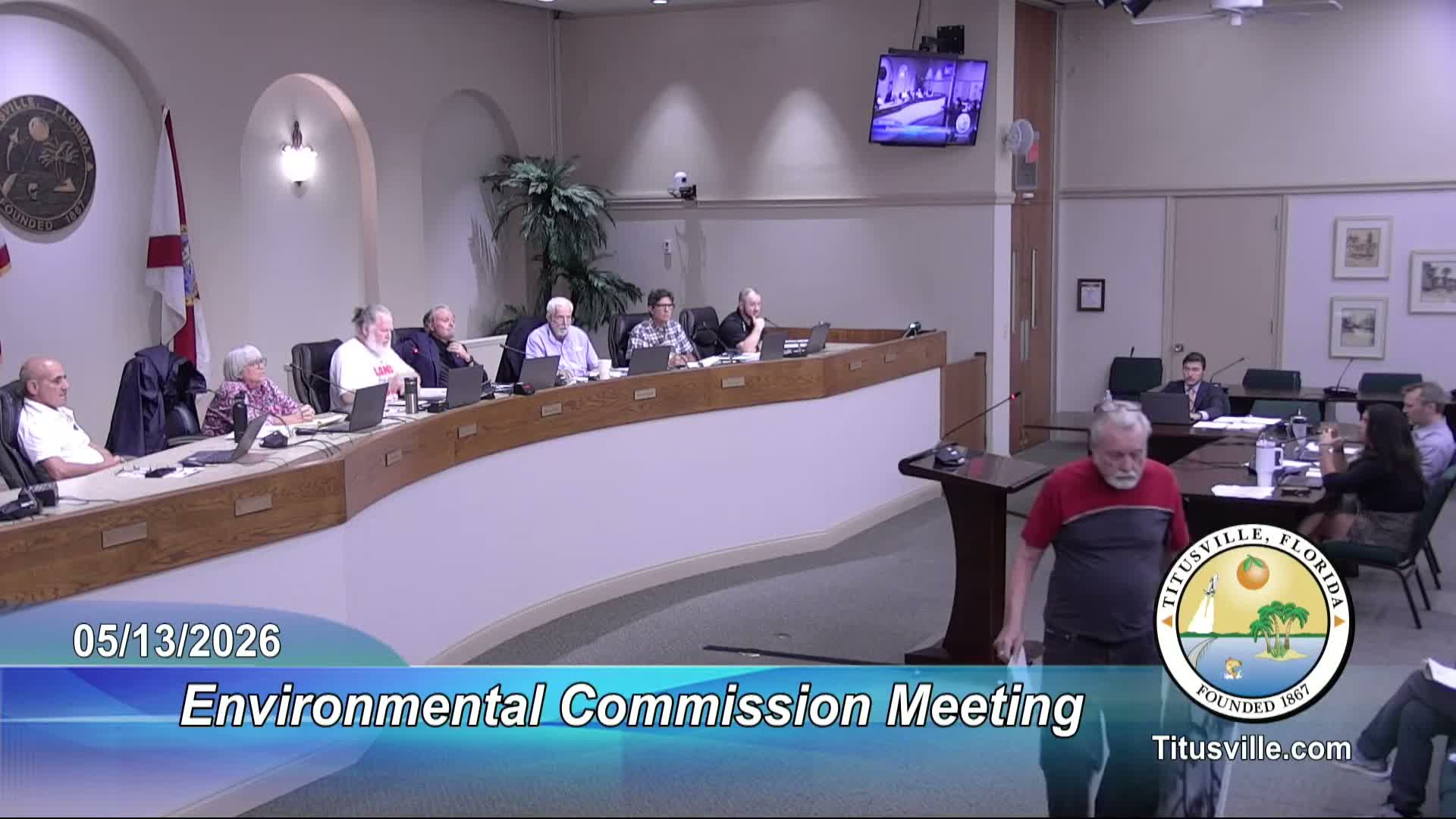 Titusville TEC backs urban‑forest plan, asks council to create Landscape Trust Fund line item to hire forester