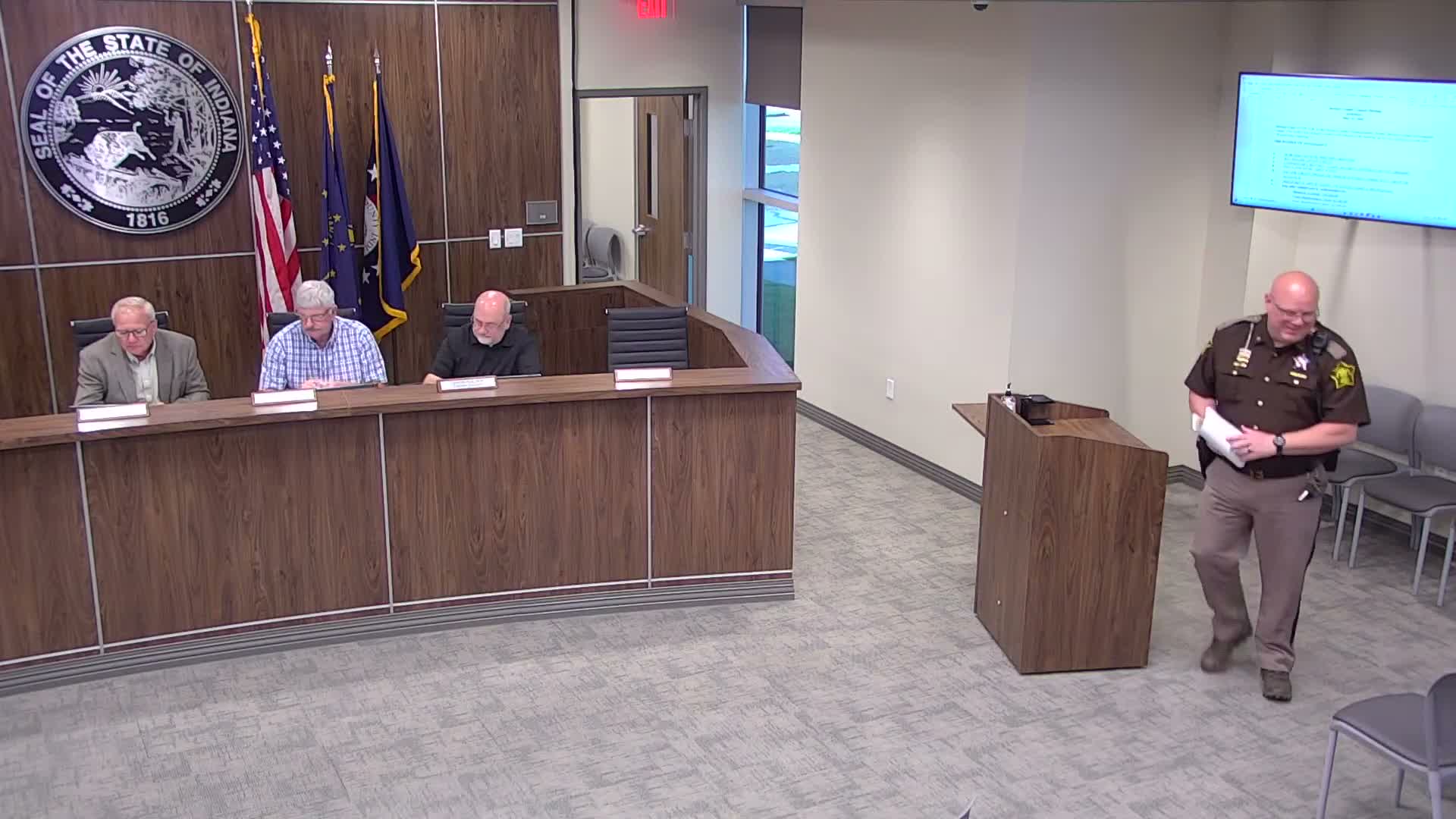 SIDC urges Daviess County to pitch in $50,000 to keep regional land bank operating, outlines EDA water‑tower opportunity