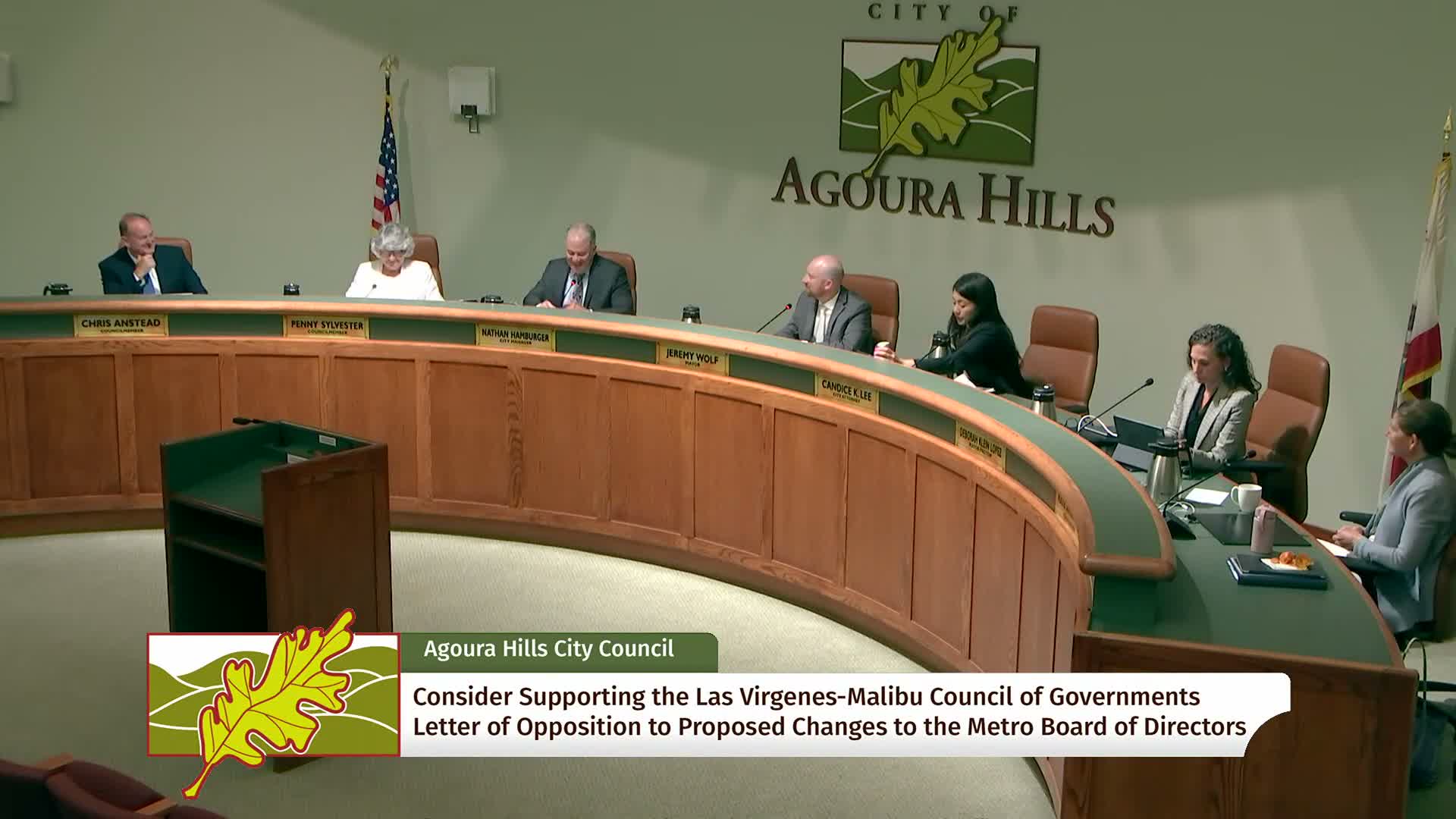 Council backs COG letter expressing concern about Metro board changes