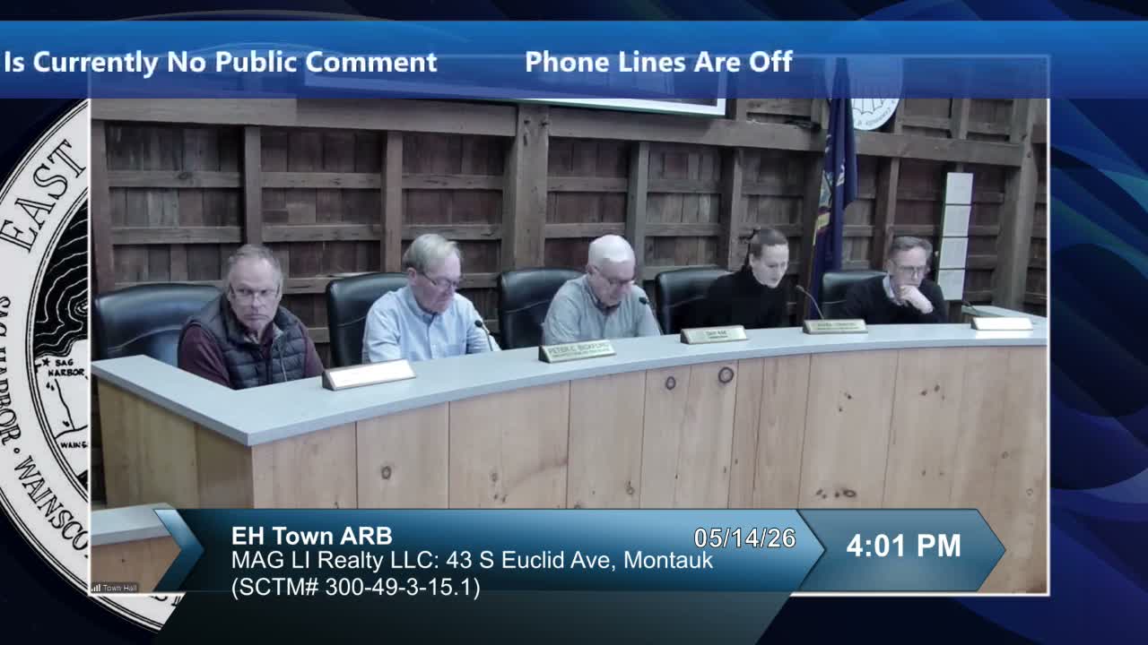 East Hampton ARB approves Mont Aquila storefront sign at 43 South Euclid