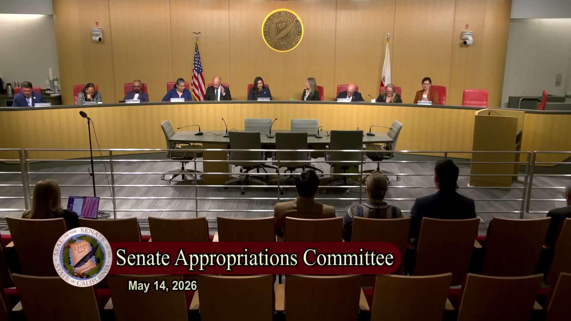 Senate Appropriations Committee advances dozens of bills in suspense‑file vote