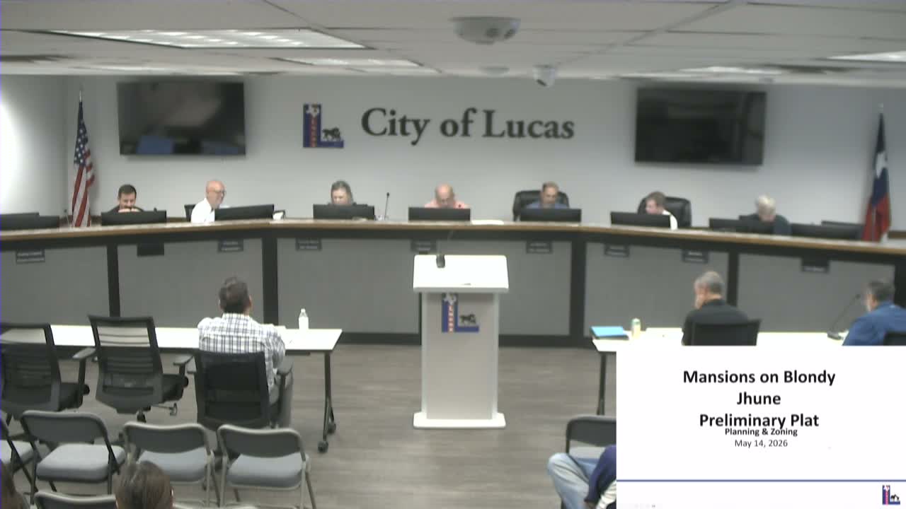 Commission approves preliminary plat for 40.64‑acre 'Mansions on Blondie June' after residents urge more engineering detail