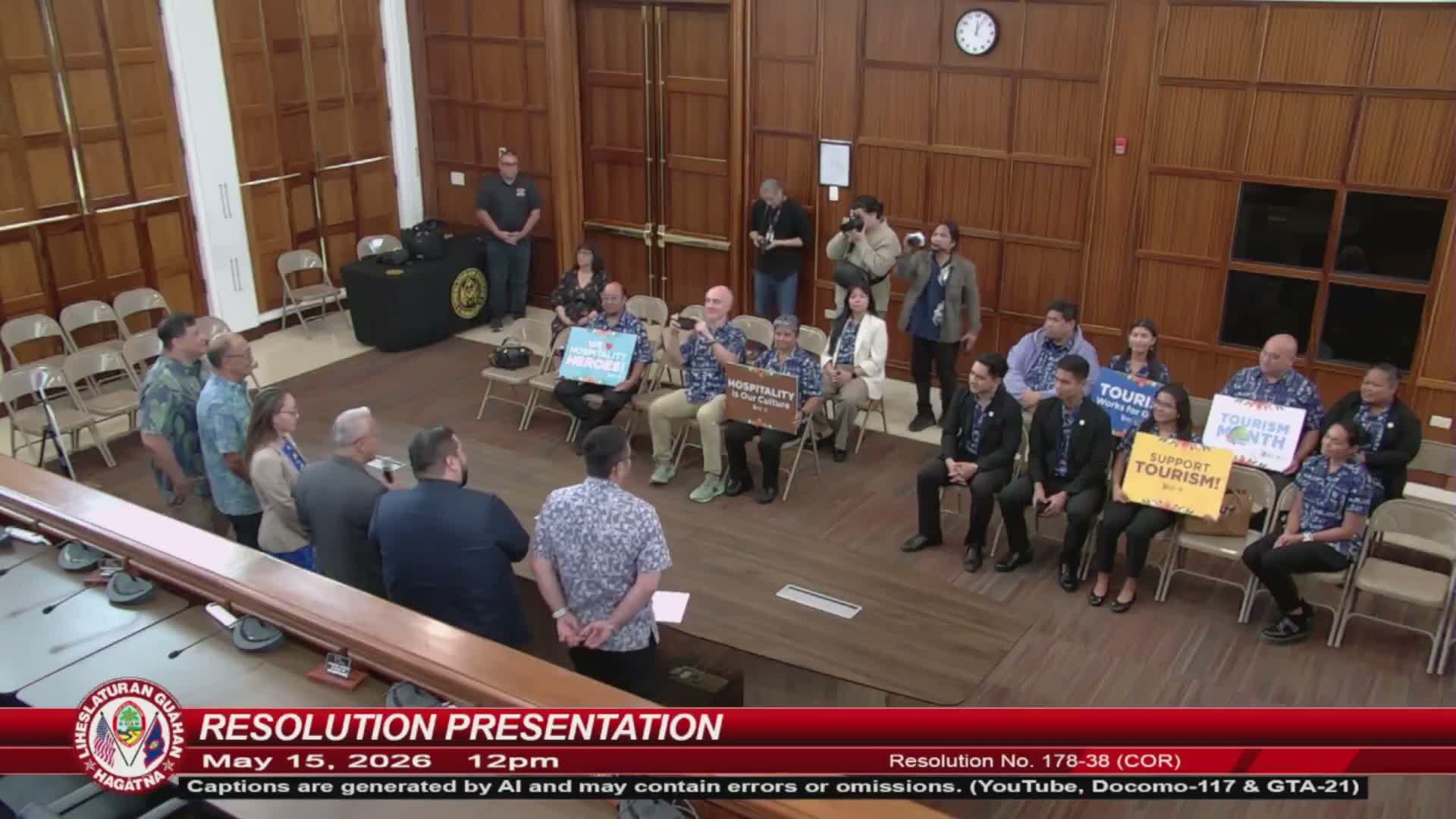 Guam Legislature adopts resolution recognizing May 2026 as Tourism Month and commends Guam Visitors Bureau