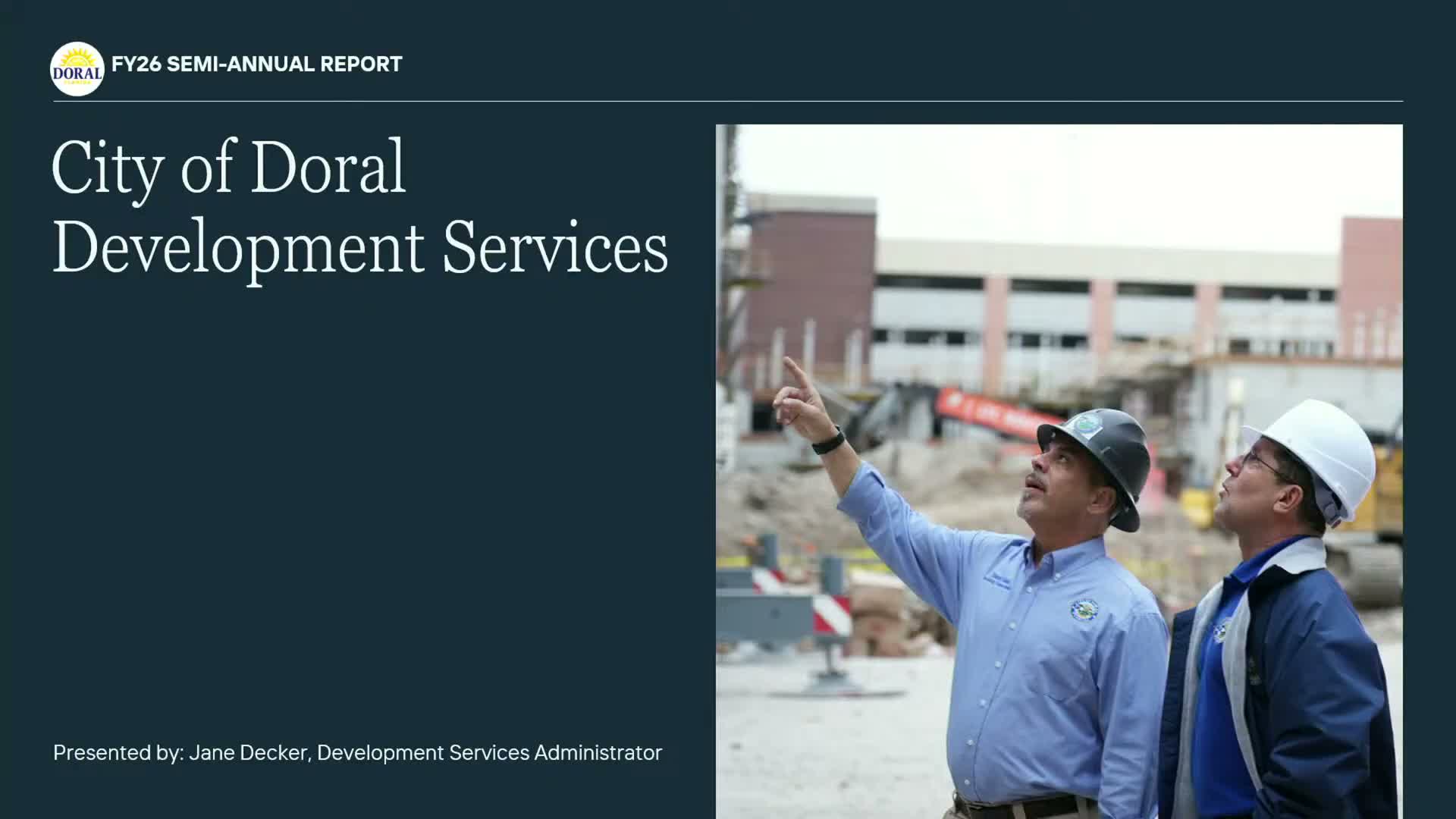 Doral development services reports faster permit turnaround, new digital tools planned