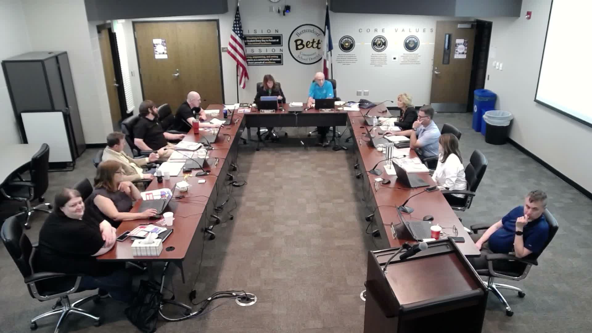 Bettendorf board approves consent agenda, 2026 graduates and policies; then enters closed session on negotiations