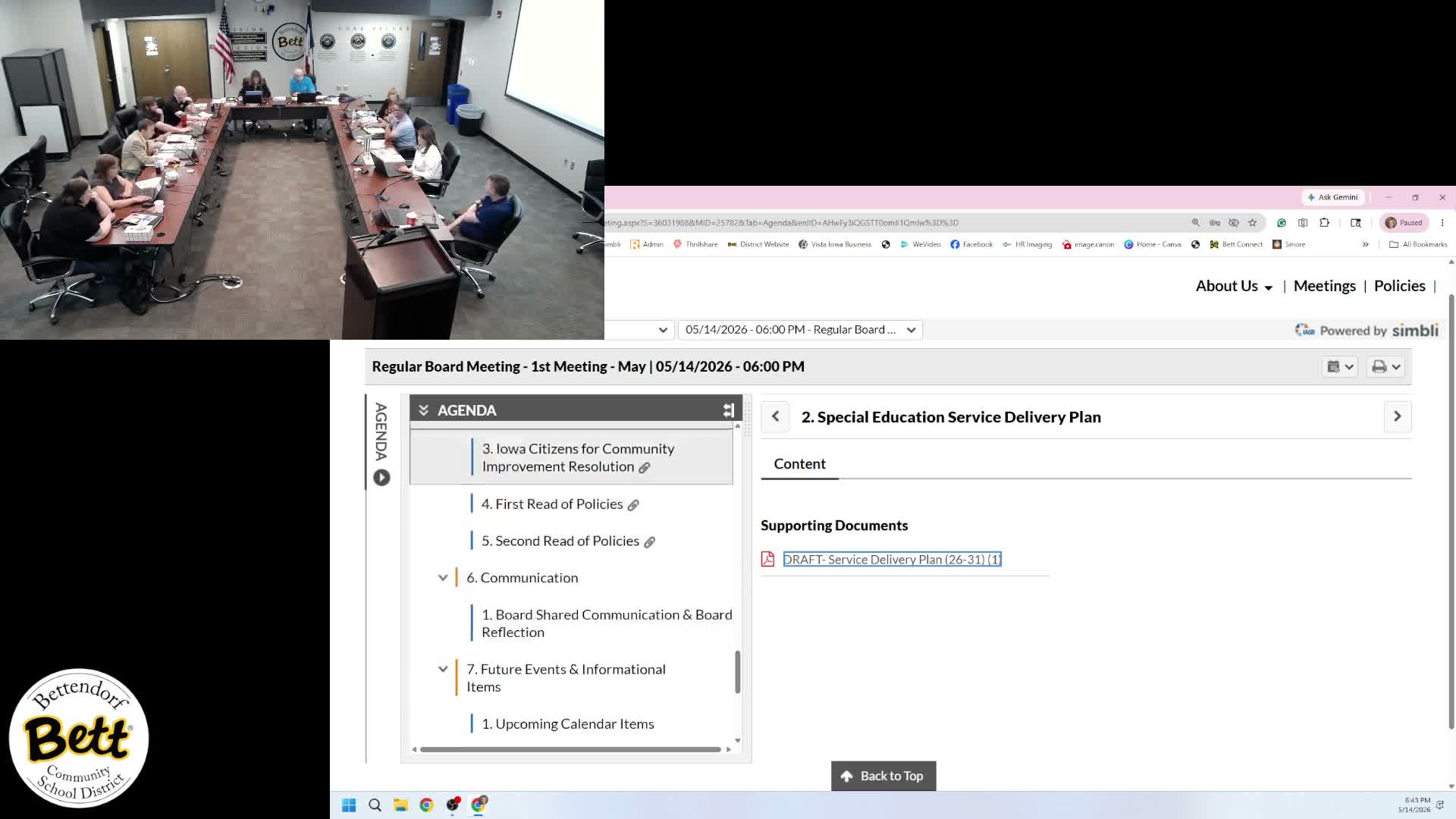 Public commenters urge Bettendorf board to press state for 5% funding increase, urge caution on anti‑private‑school language