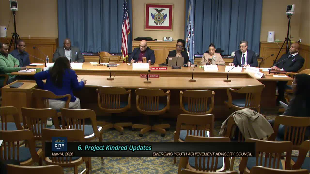 Data committee: youth-serving organizations lack longitudinal evaluation capacity; committee plans pilot and shared metrics
