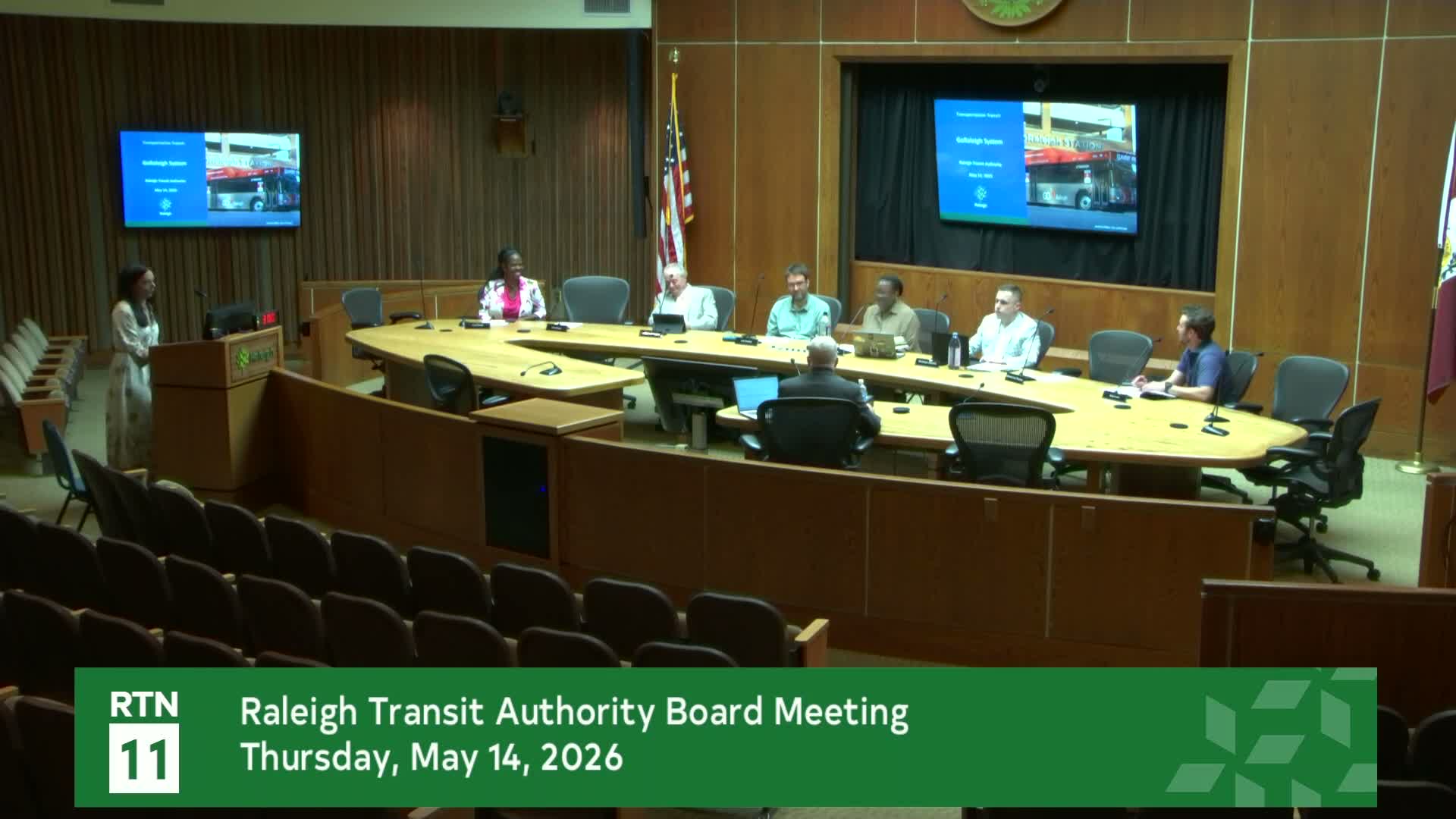 RTA briefed on system growth, Wake Transit funding and safety plans at Go Raleigh Station