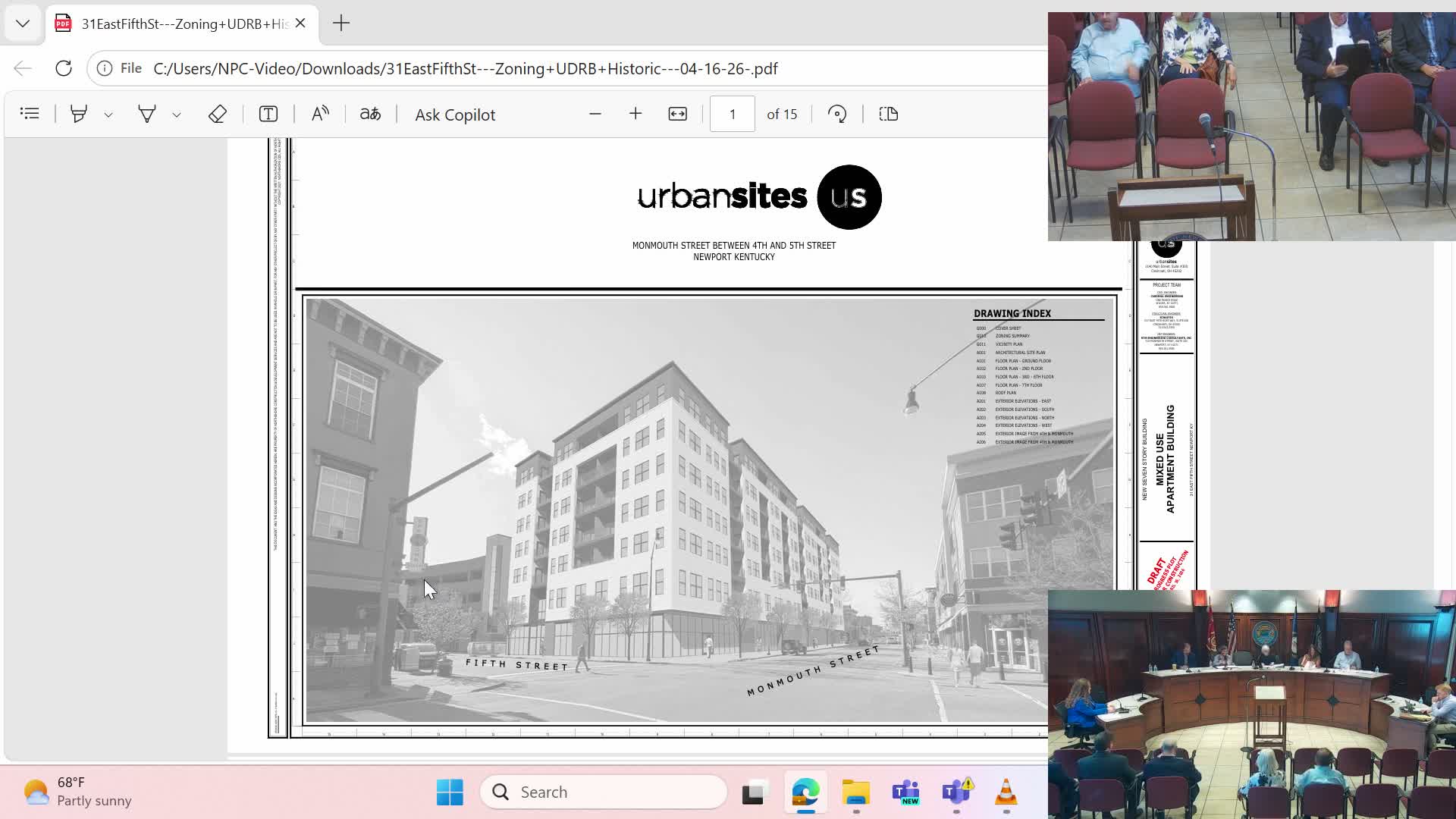 Board approves seven‑story, 124‑unit mixed‑use building and 118‑space parking variance in Newport