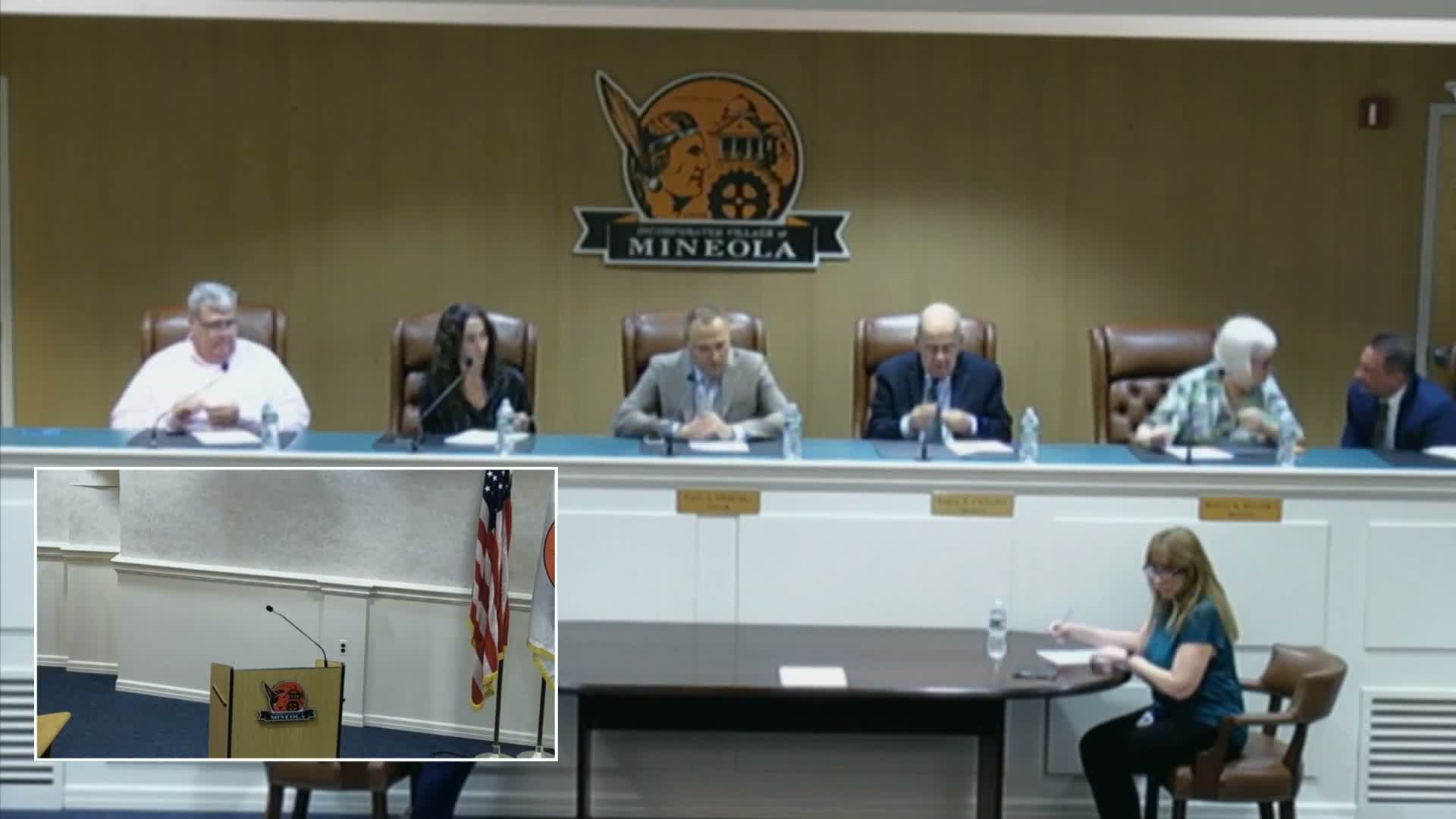 Mineola trustees approve permits, welcome signage and a water plant promotion at brief work session