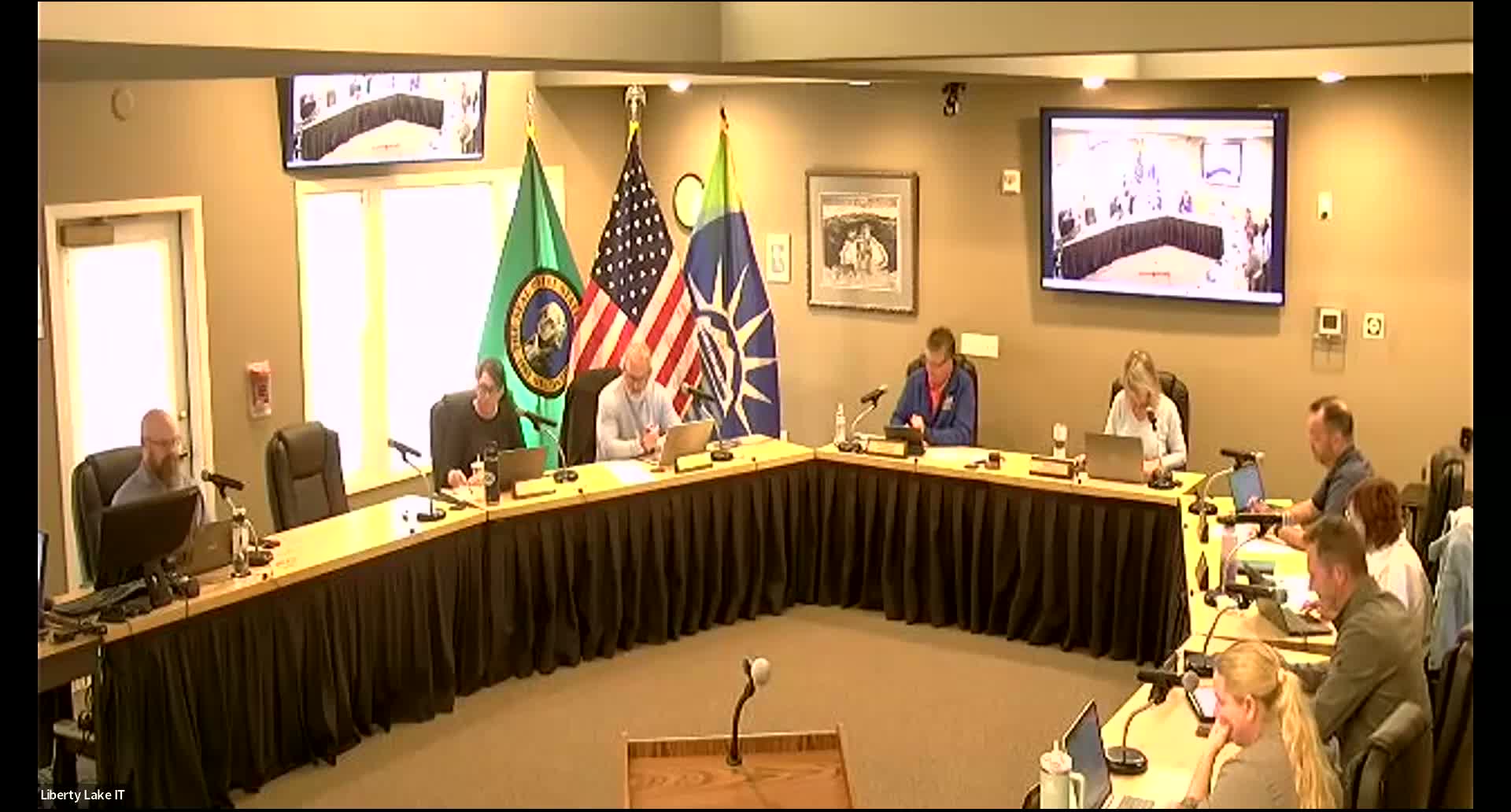 Liberty Lake council reviews governance manual draft, flags public‑comment limits and enforcement risks