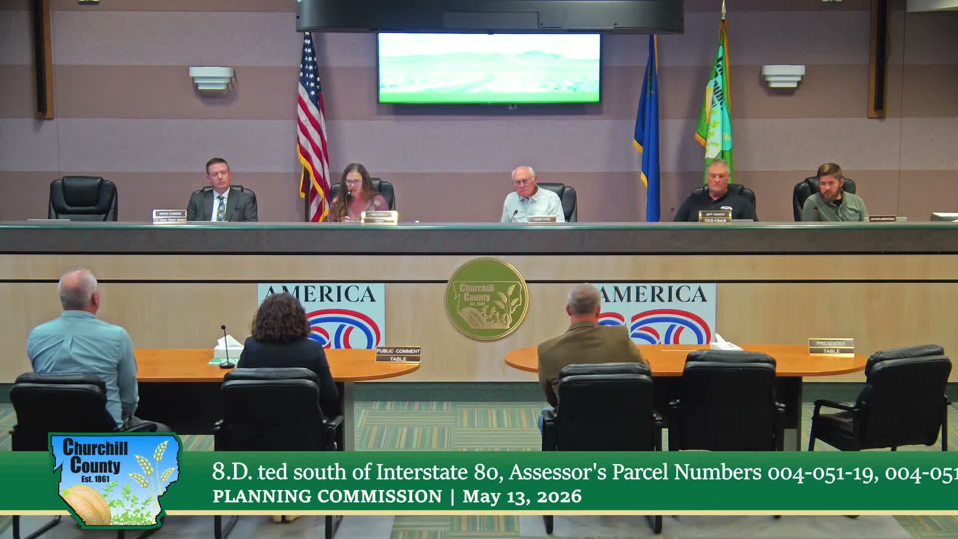 Planning commission unanimously recommends heavy‑industrial rezoning for six parcels south of I‑80