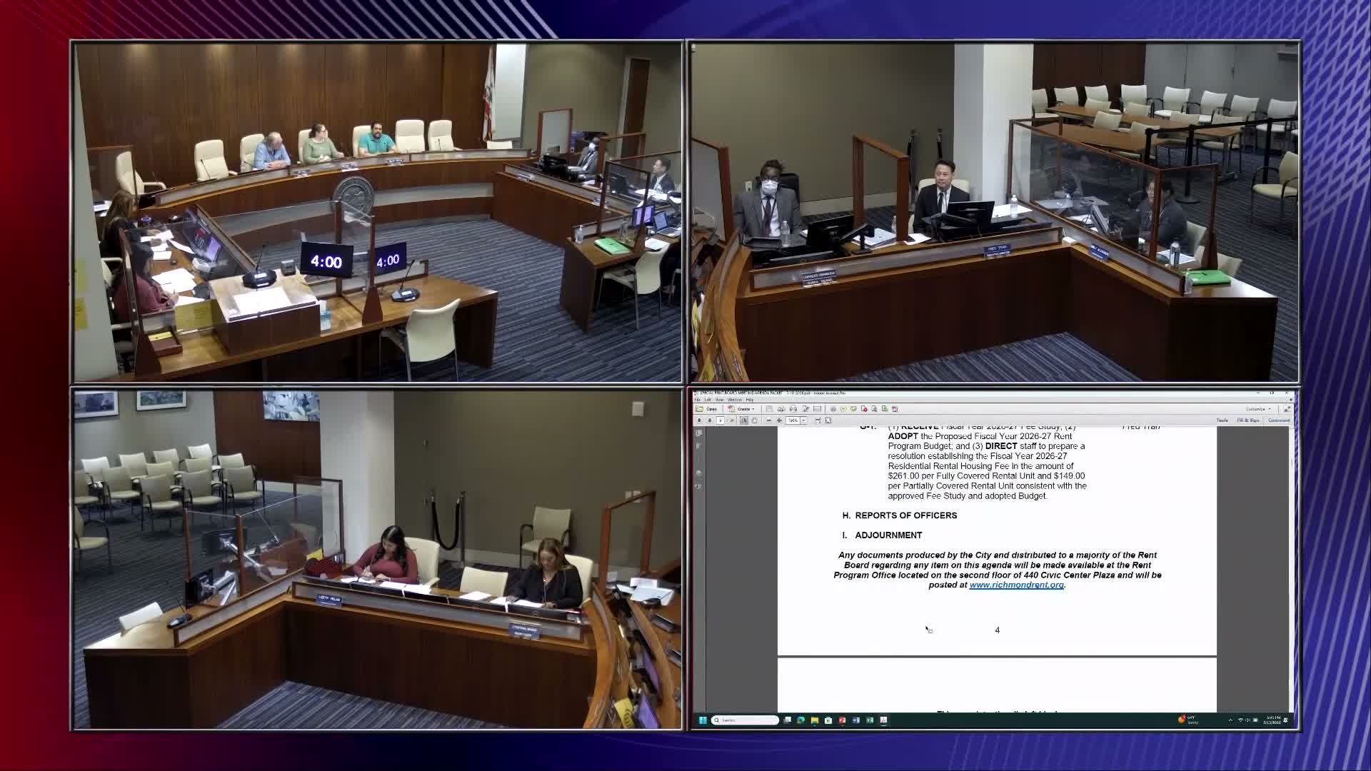Board hears complaints about Monterey Pines inspections and water shutoff; staff referred issues to Building Inspections