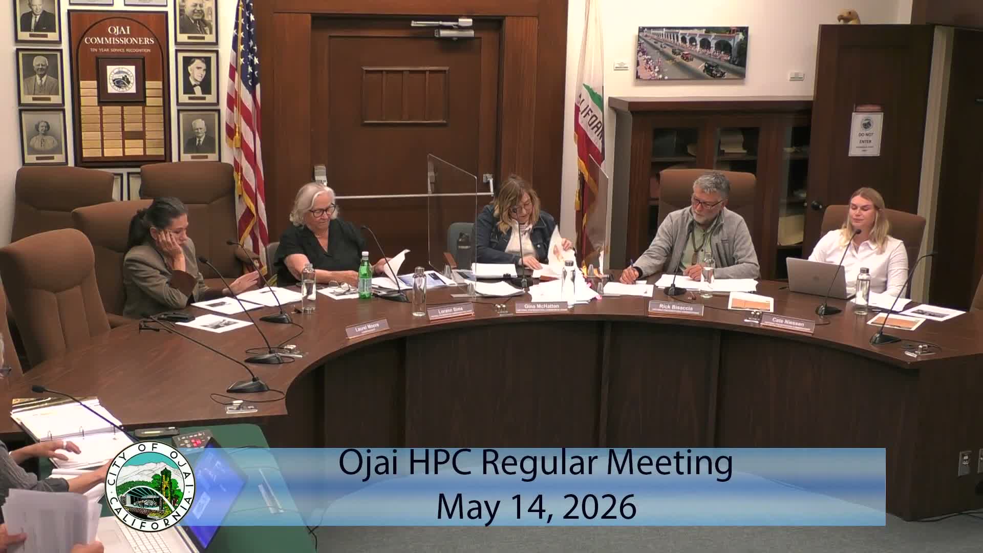 Treasures of Ojai owners propose landmarking and Mills Act; commission hears survey and railroad-trail signage updates