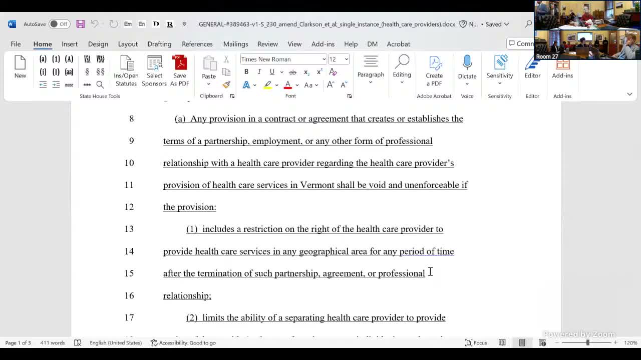 Audit & issues list for article on S.230a