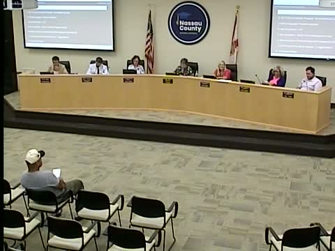 Nassau County School Board approves consent items, job descriptions and a utility easement; posts tentative summer meeting dates