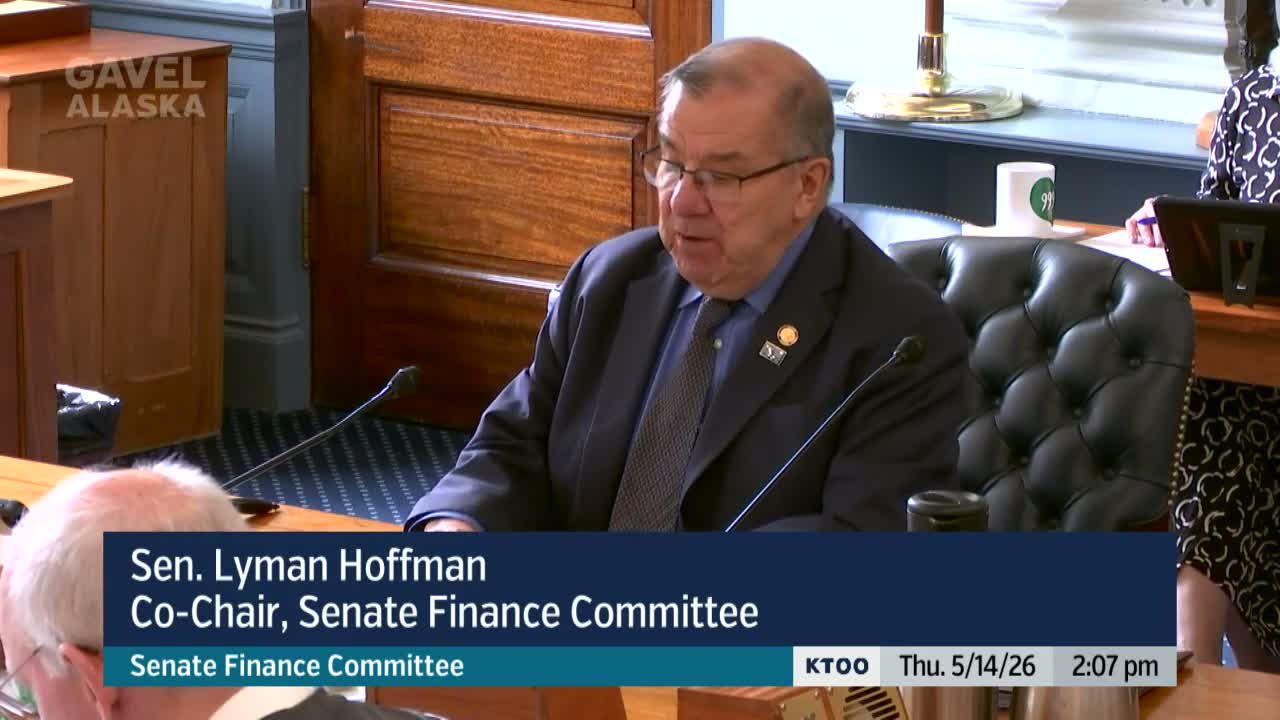 Senate Finance Committee hears bill to double bulk fuel loan cap; no vote taken
