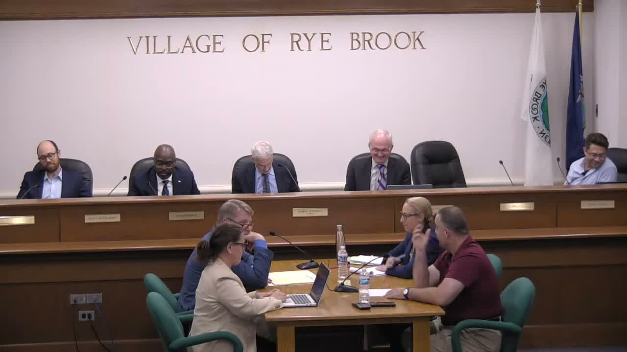 Rye Brook holds sketch-plan conference for Dorchester Drive lot merger; neighbors raise noise, buffer and stormwater concerns