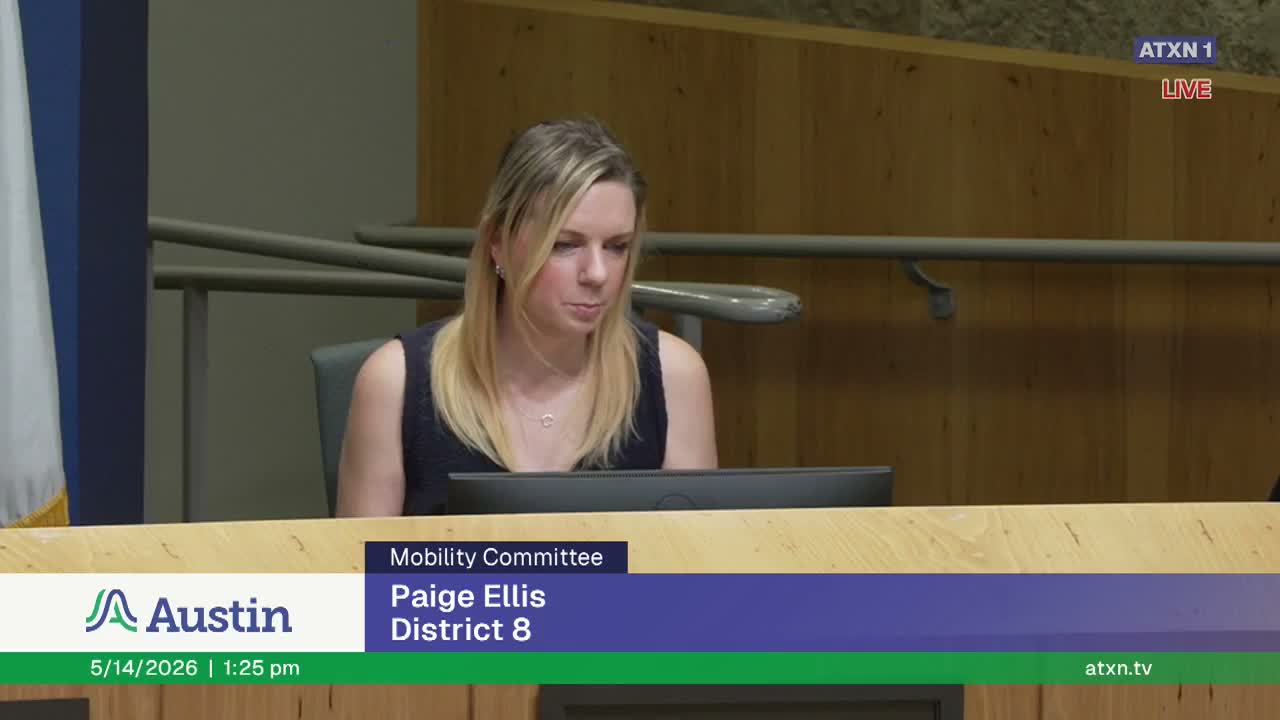 Mobility Committee approves prior minutes and cancels a July meeting