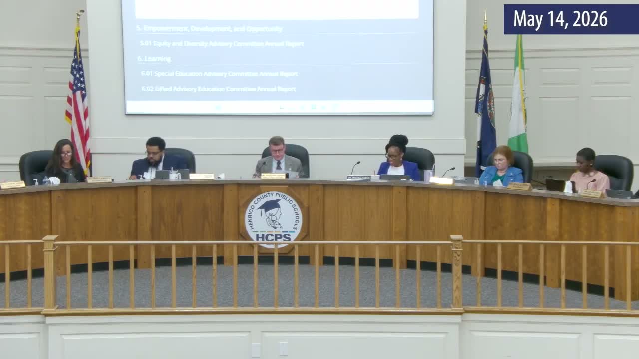 Advisory committees give annual reports; EDAC, SEAC and GIAC outline priorities for 2026–27