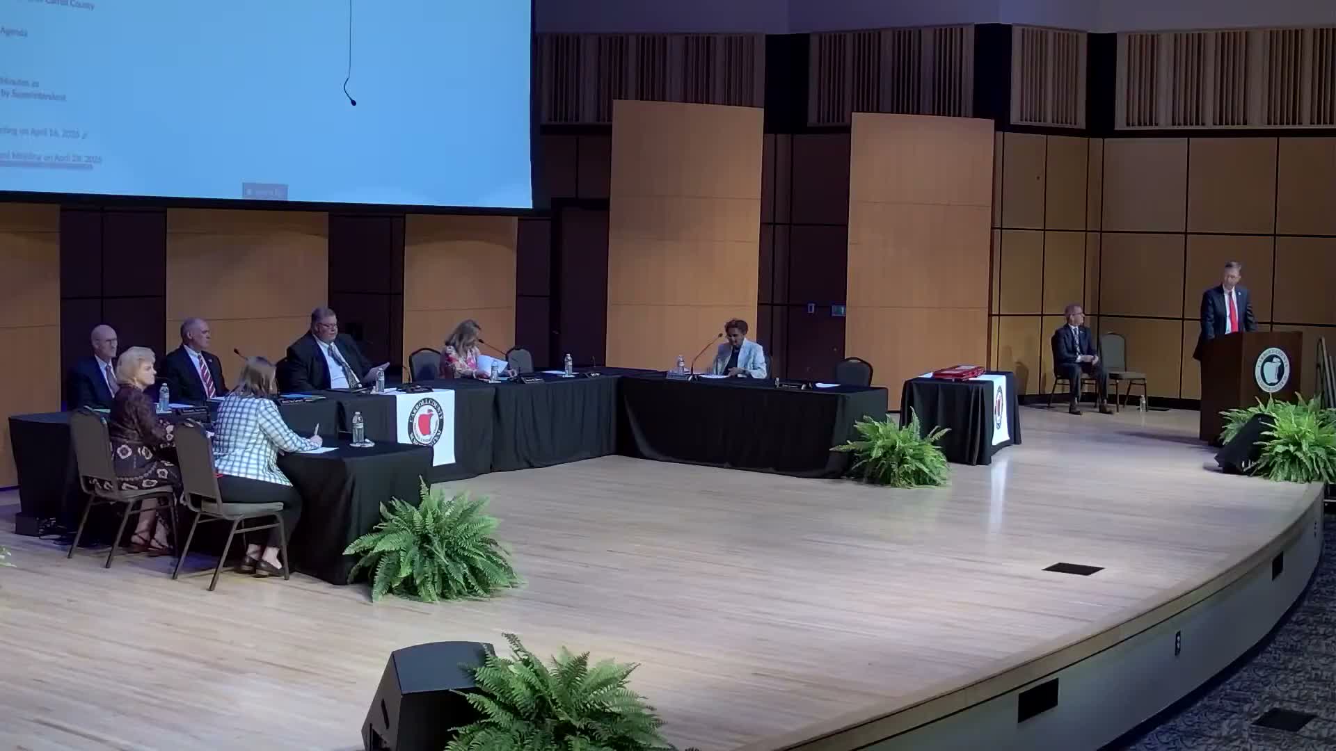 Carroll County Board honors 24 retiring employees; superintendent recognized as final retiree