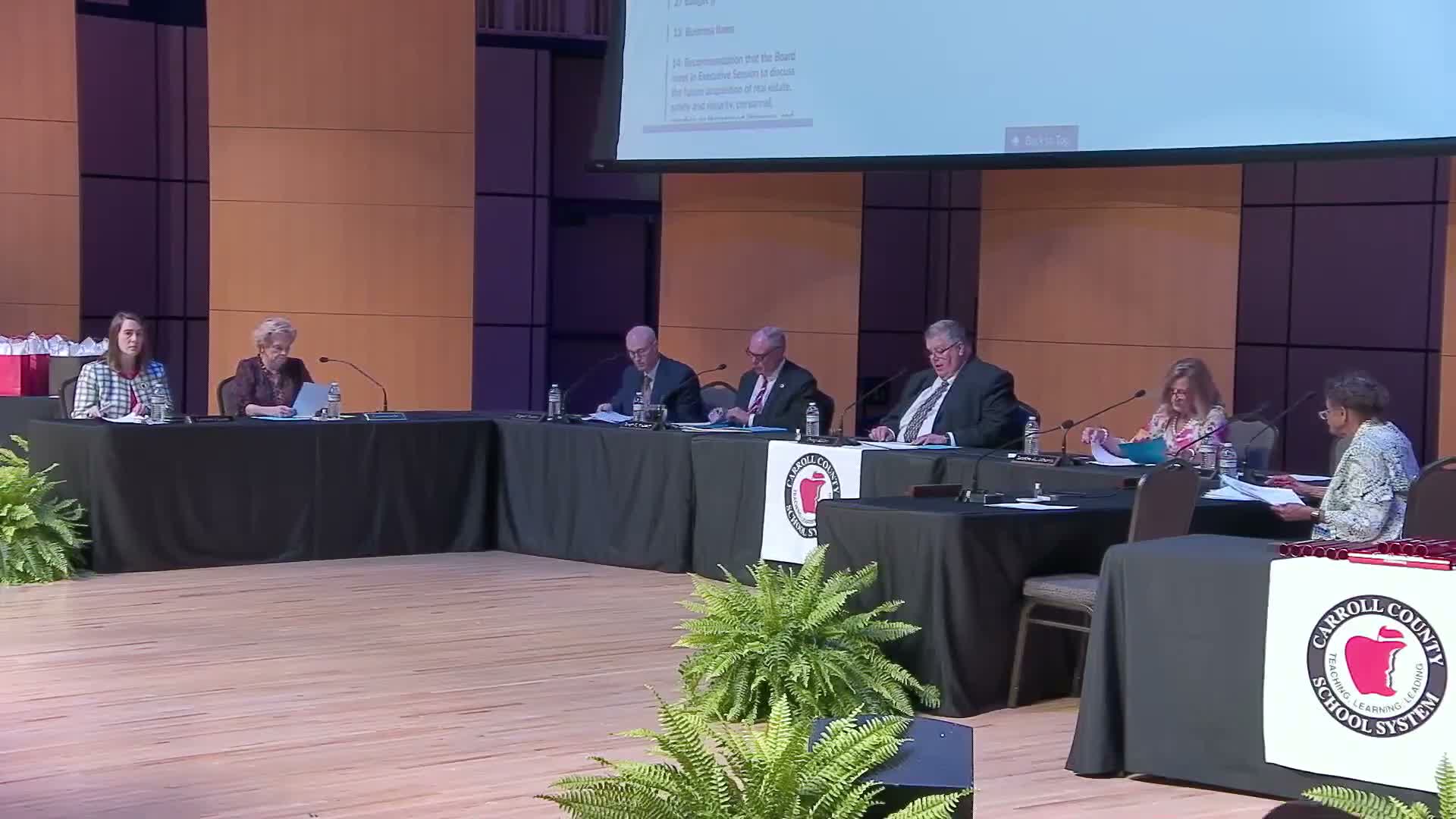 Carroll County schools present $210 million tentative budget at public meeting; next hearing set for June 15