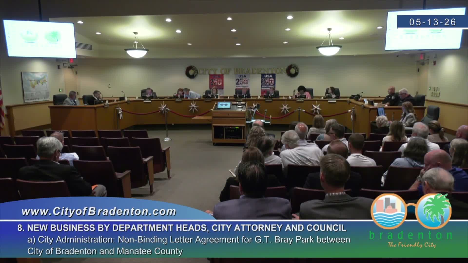 Bradenton council approves Tropicana parcel sale and Riverwalk half marathon permits