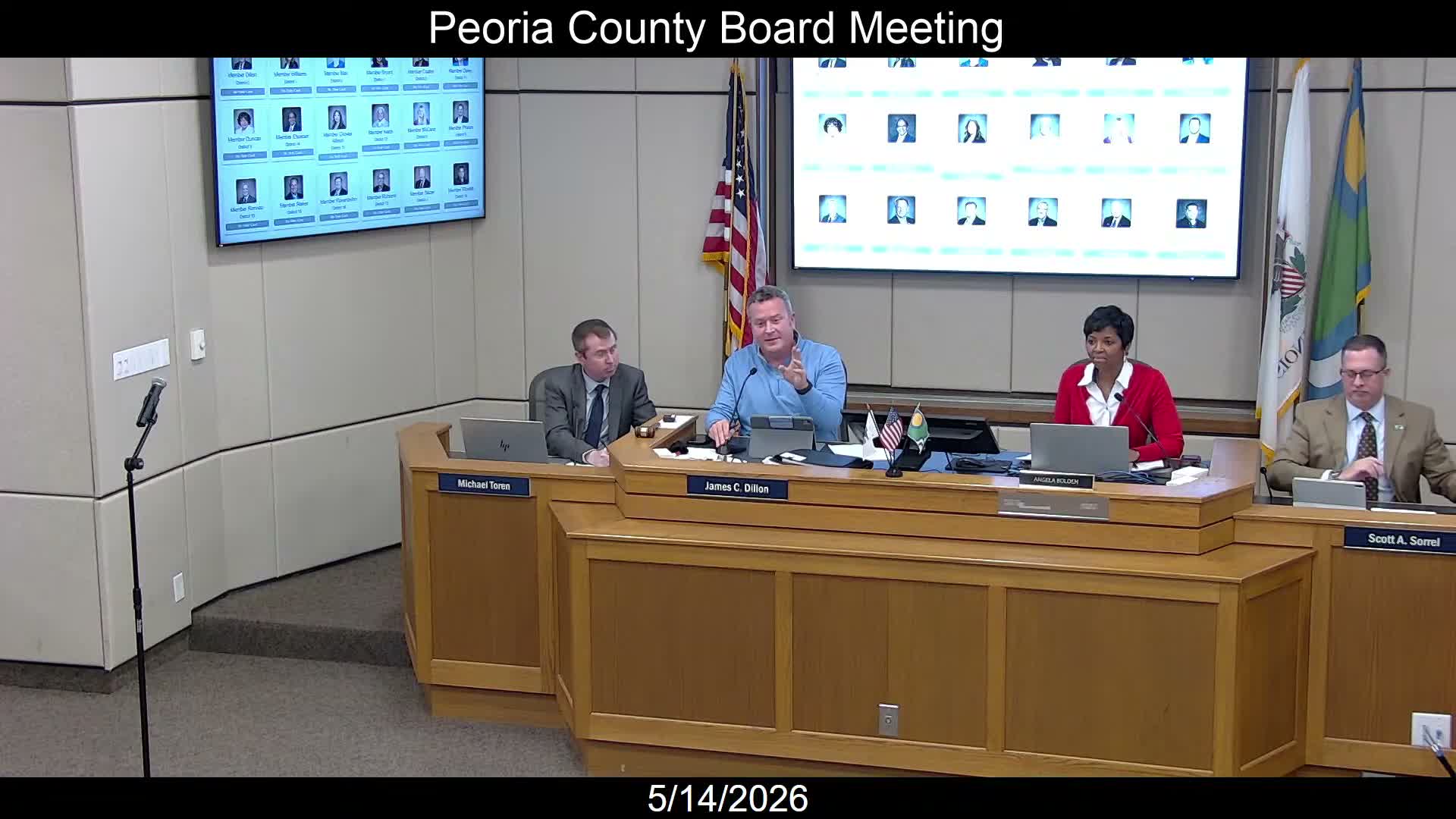 Peoria County Board issues proclamations, recognizes staff and clears consent agenda