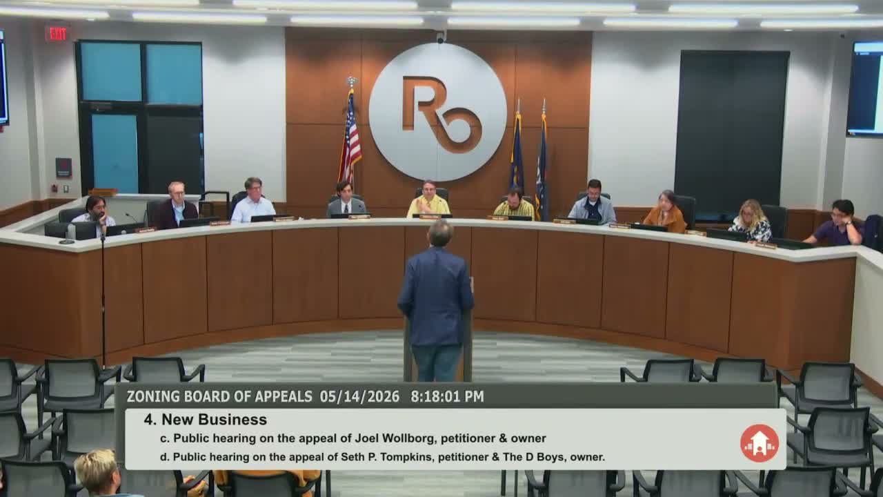 Board postpones Woodward Avenue appeal; neighbors press city over dumpster placement and nuisance