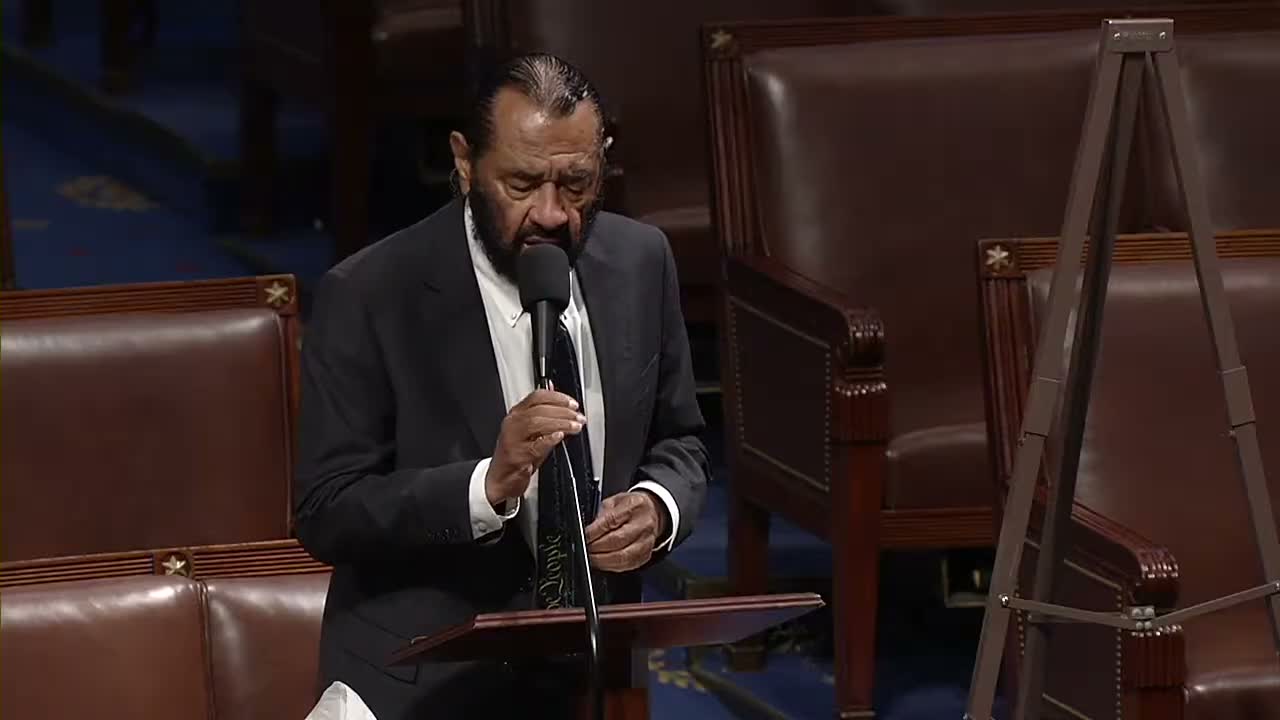 Rep. Al Green assails cryptocurrency on House floor, moves to adjourn