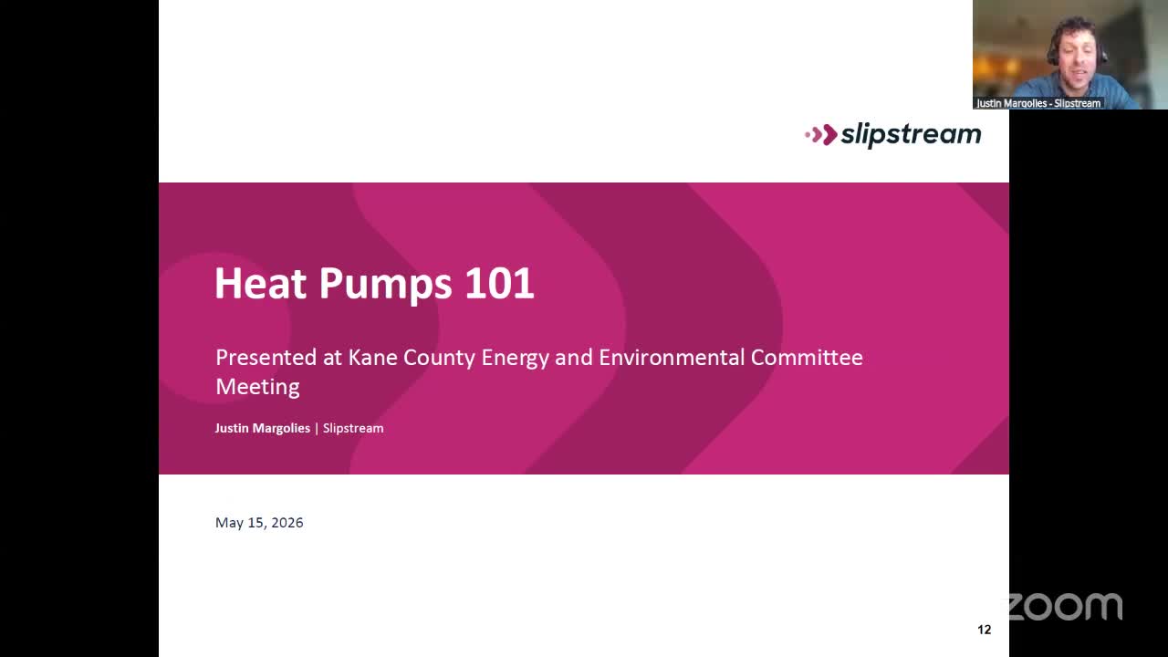 Slipstream experts tell Kane County committee heat pumps can cut emissions but savings depend on utilities and design